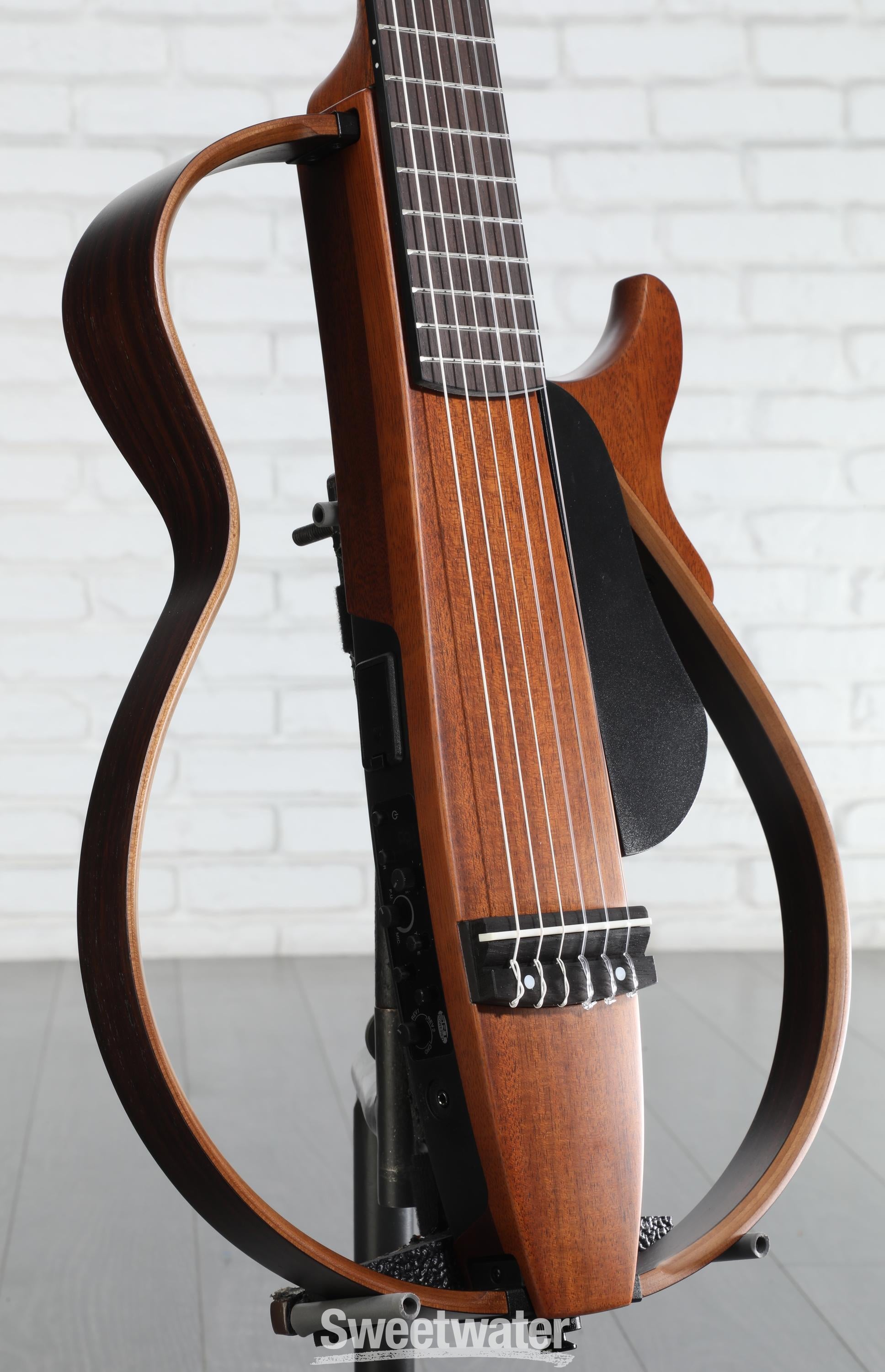 【美品】YAMAHA SLG200S NT Natural Beacock Music - Yamaha SLG200S-NT Steel String Silent Guitar