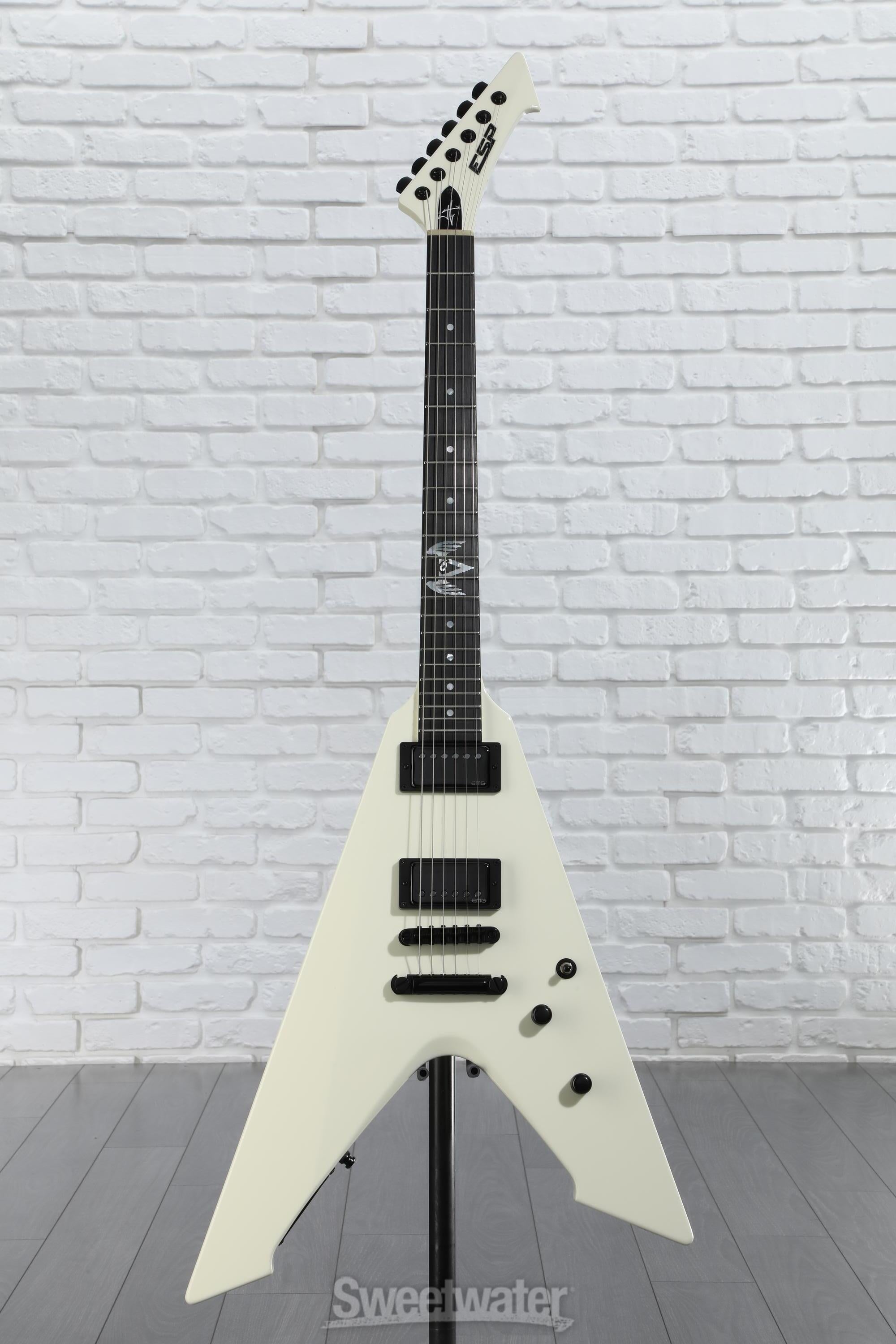 ESP James Hetfield Signature Vulture - Olympic White | Sweetwater