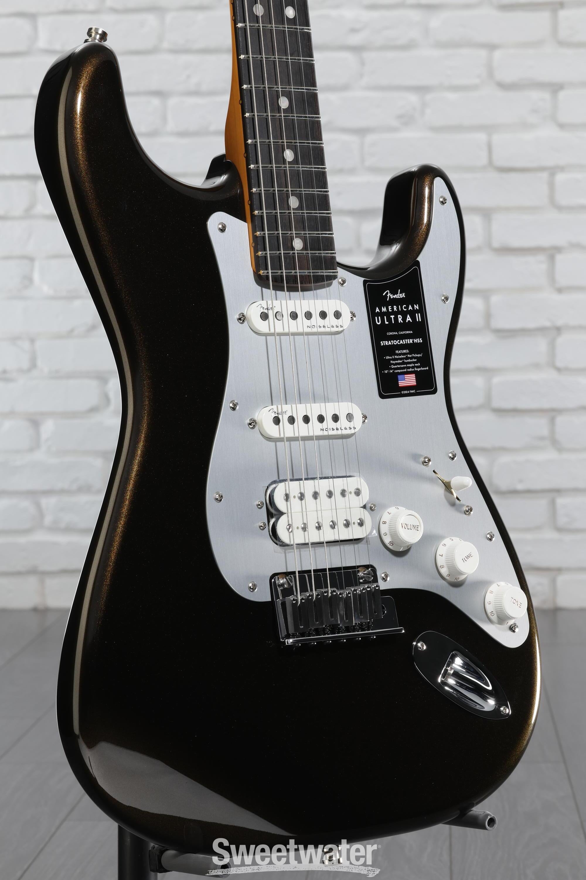 Fender American Ultra II Stratocaster HSS Electric Guitar - Texas