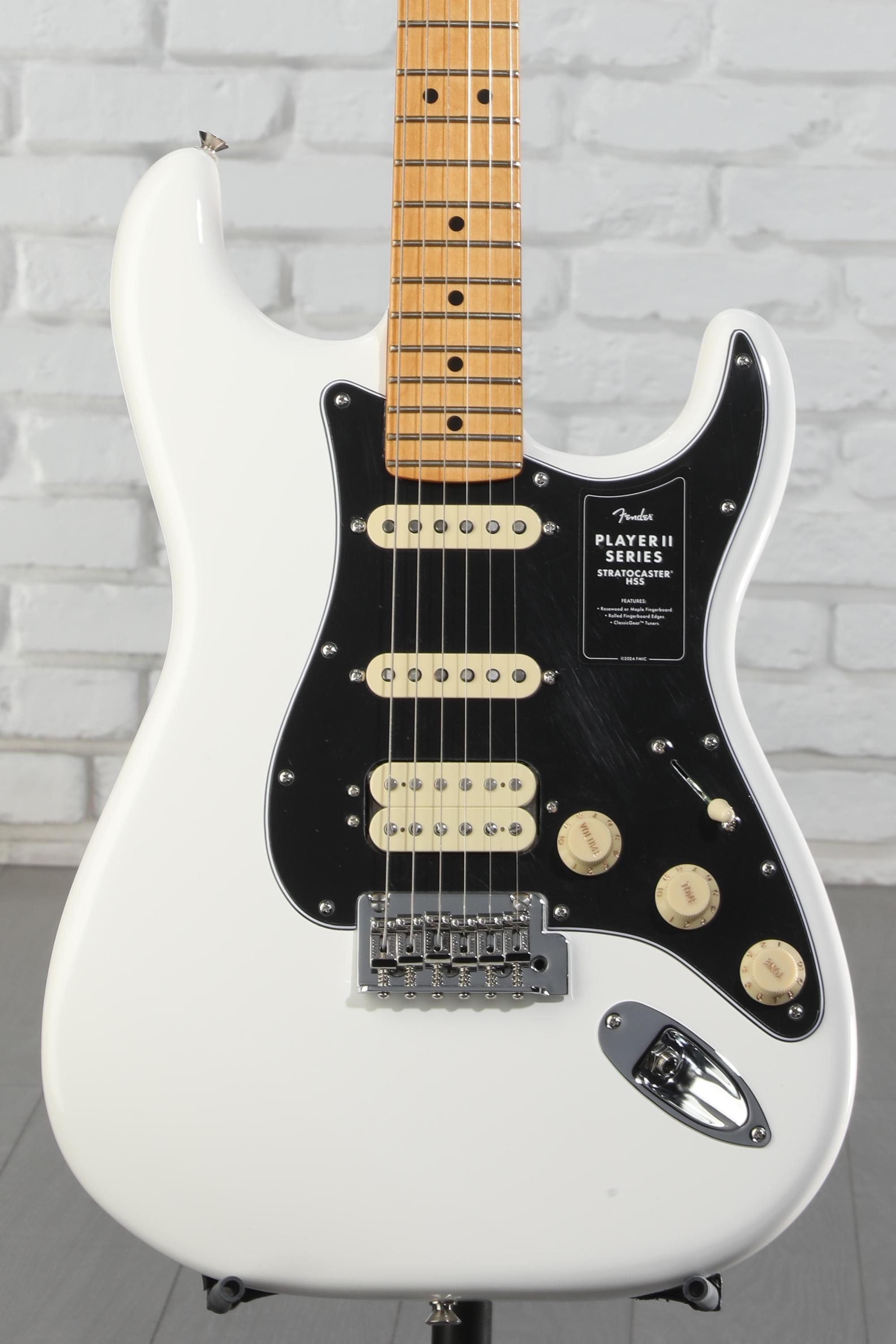 ギター Fender Player Series Stratocaster Maple Fender Player Stratocaster - Polar White with Maple
