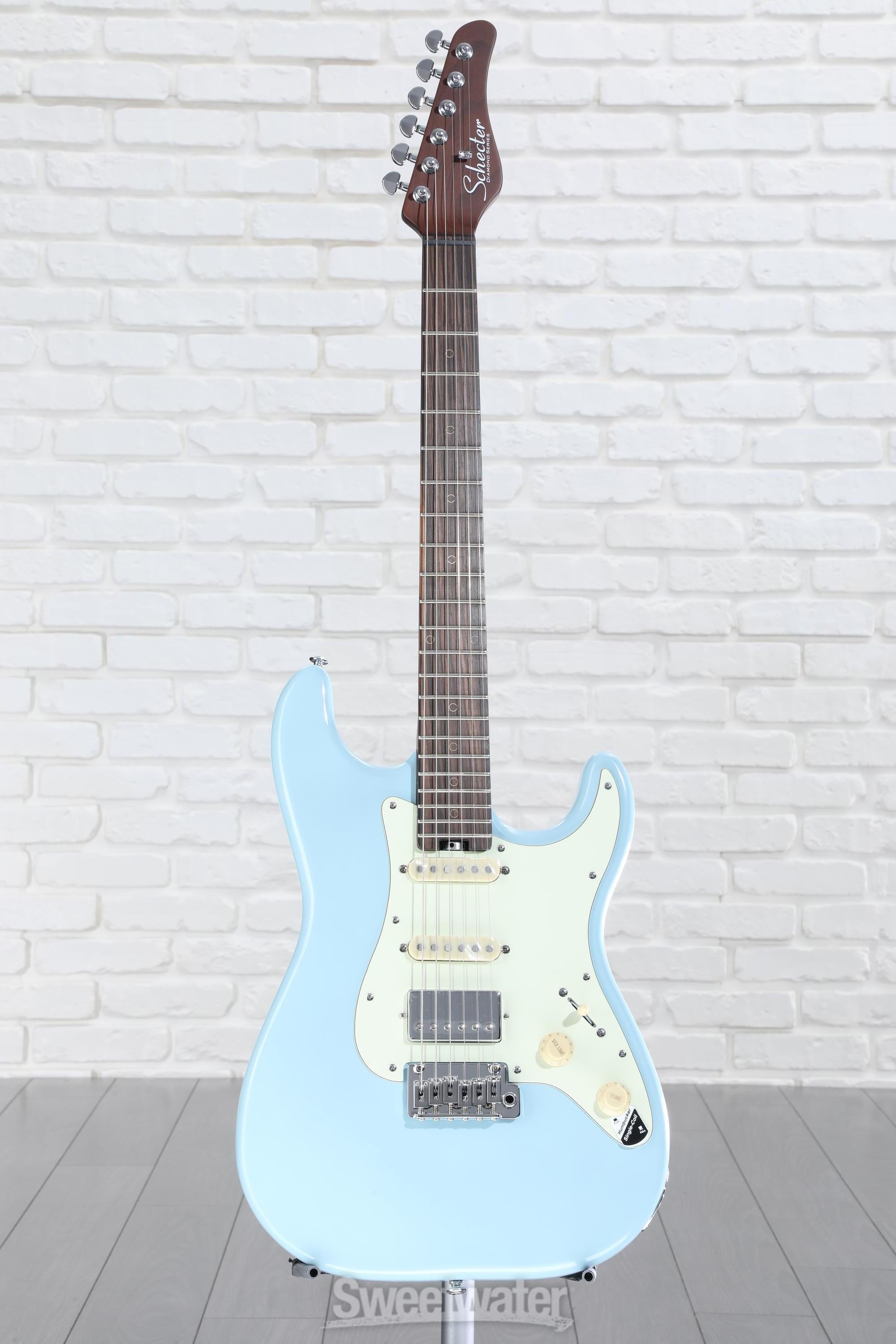 Schecter Nick Johnston Traditional HSS Electric Guitar - Atomic Frost |  Sweetwater