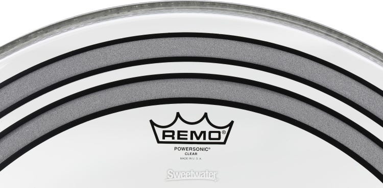 Remo Powersonic Clear Bass Drumhead - 22 inches
