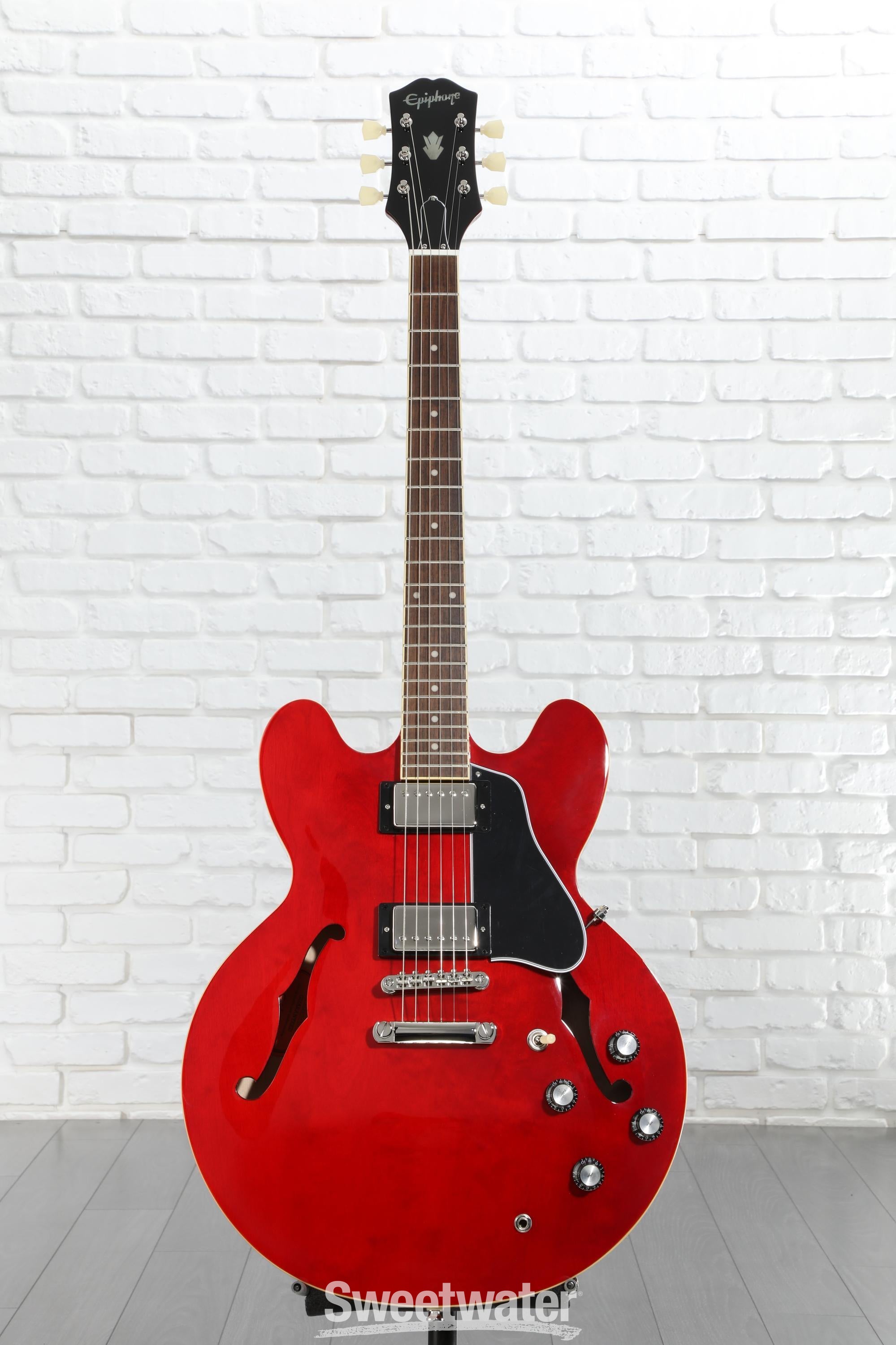 Epiphone ES-335 Semi-hollowbody Electric Guitar - Cherry | Sweetwater