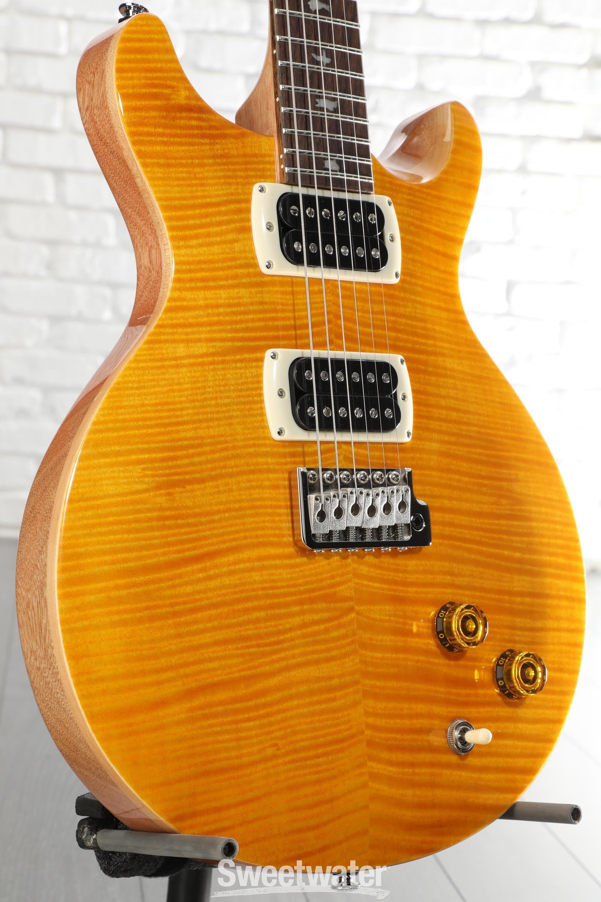 PRS SE Santana Electric Guitar - Santana Yellow | Sweetwater