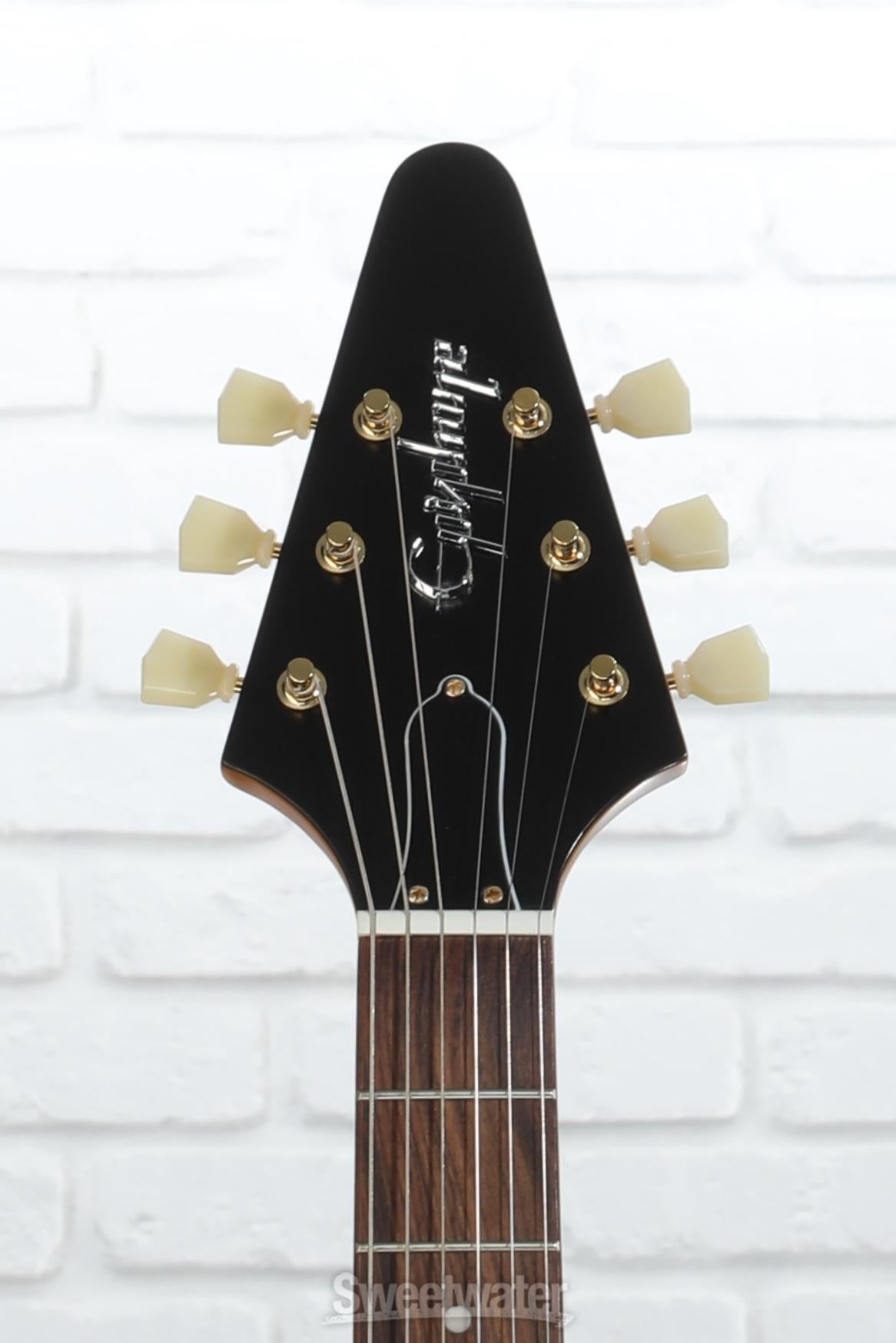 Epiphone 1958 Korina Flying V Electric Guitar - Natural