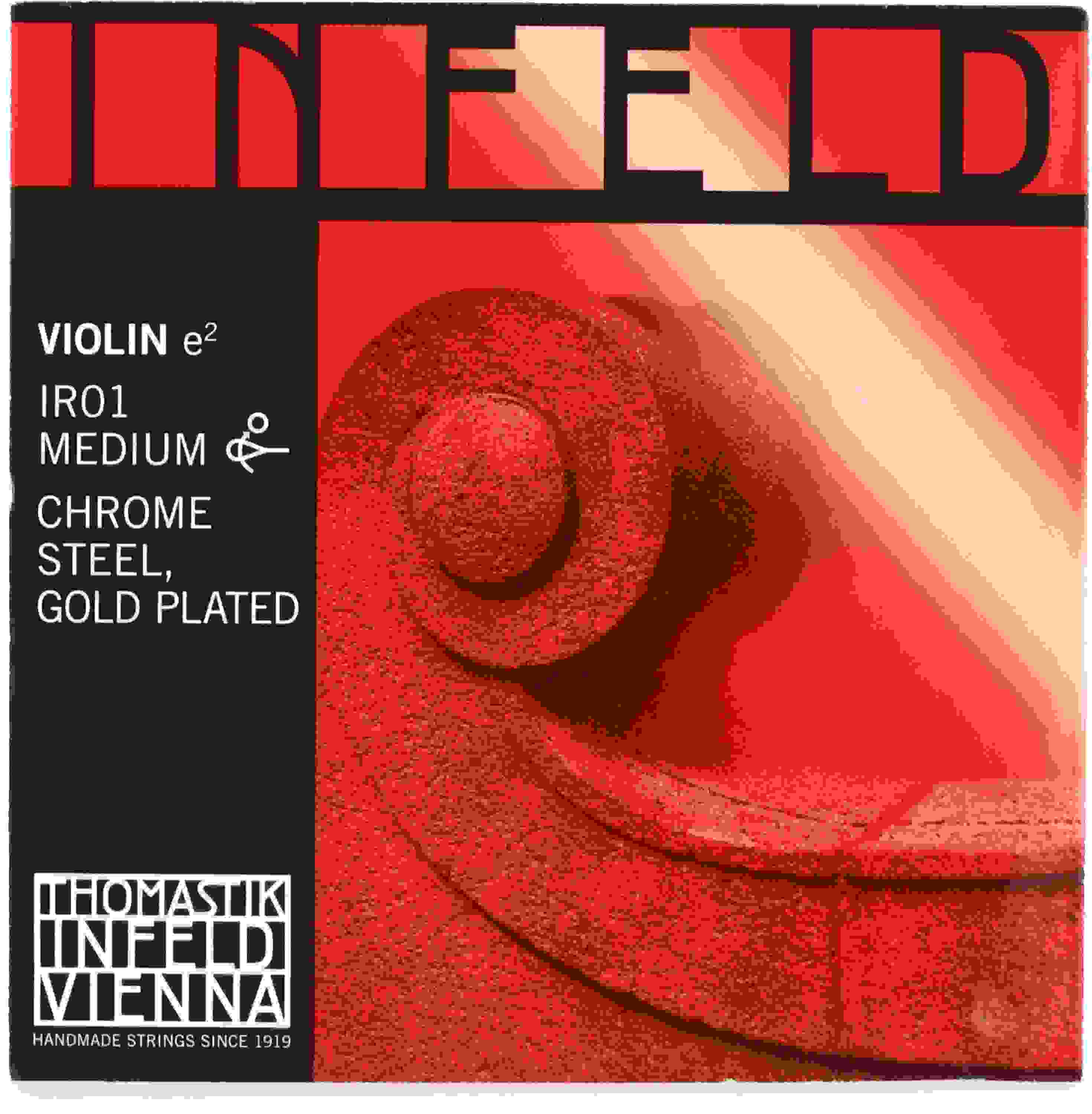 ThomastikInfeld IR01 Infeld Red Violin E String 4/4 Goldplated