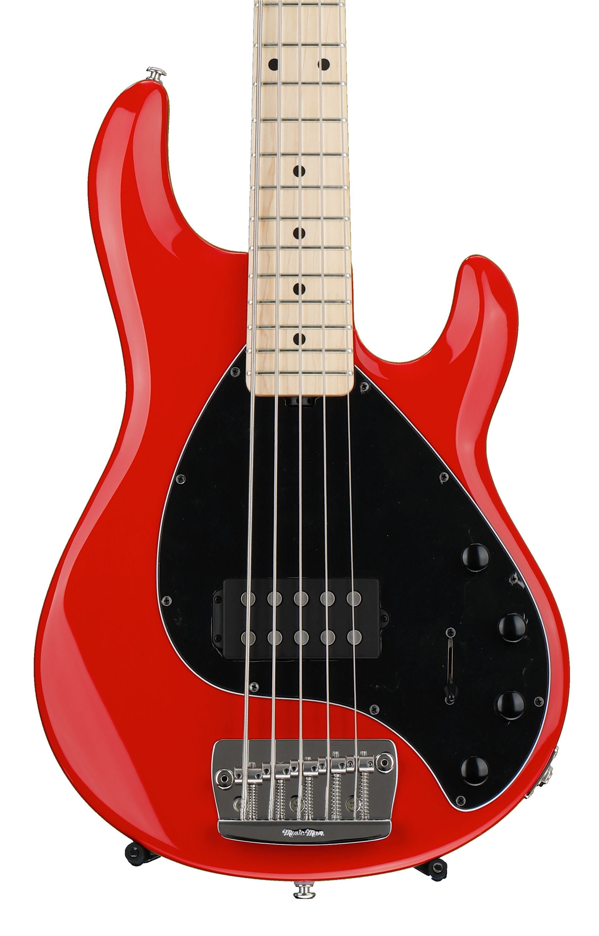 Ernie Ball Music Man StingRay 5H, Sweetwater Exclusive - Chili Red