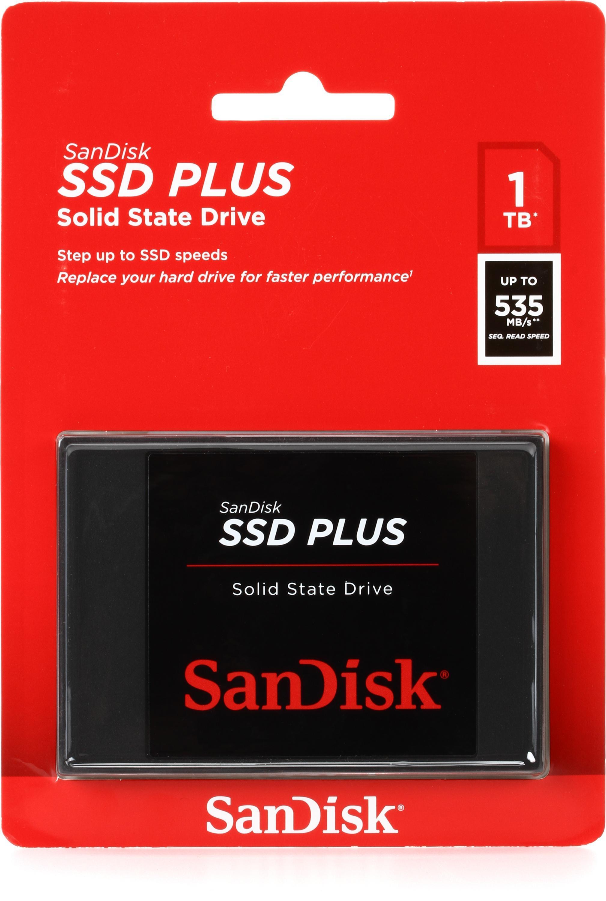 SanDisk SSD Plus 1TB Solid State Drive | Sweetwater