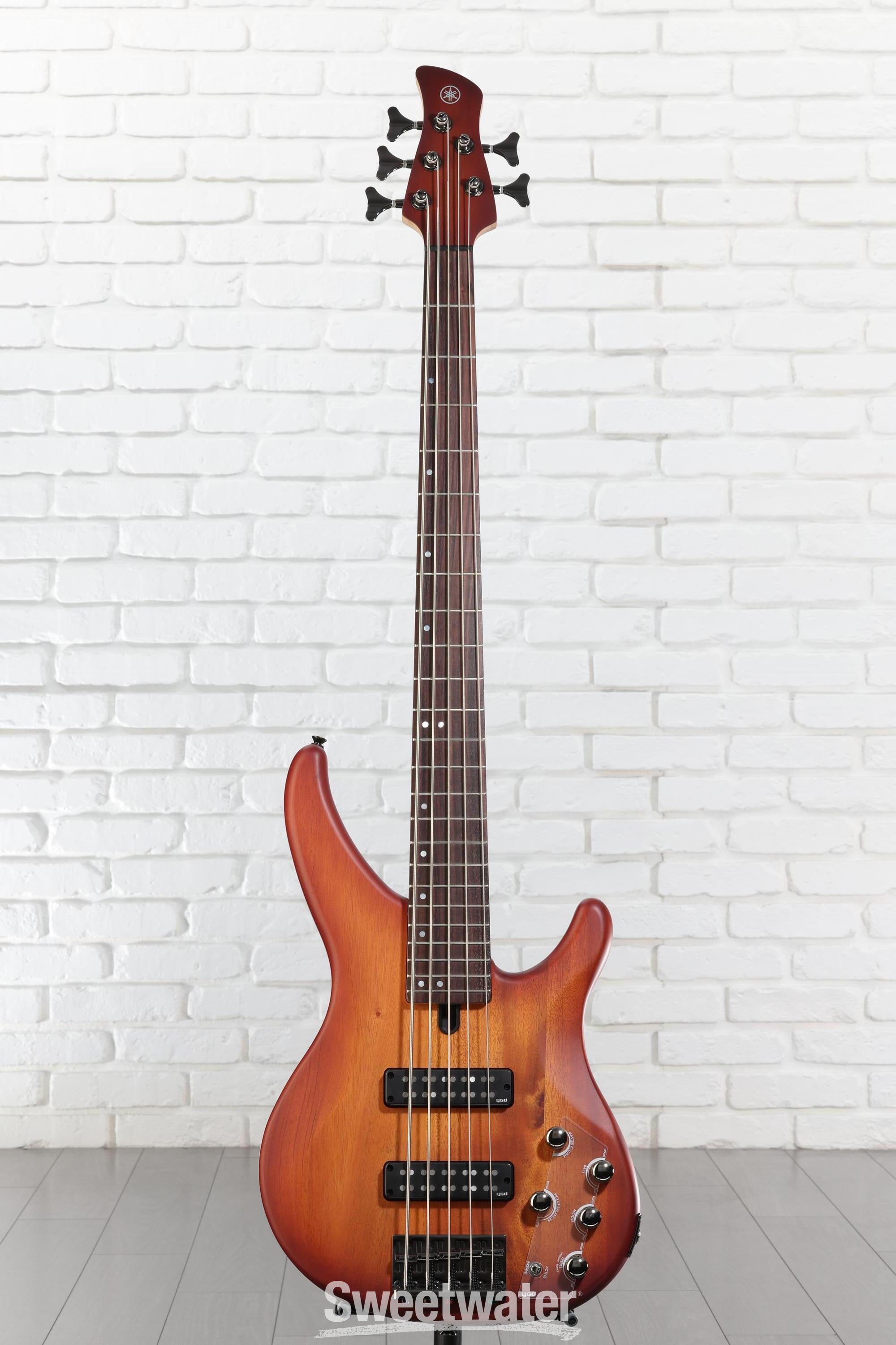 Yamaha TRBX505 5-string Bass Guitar - Brick Burst | Sweetwater