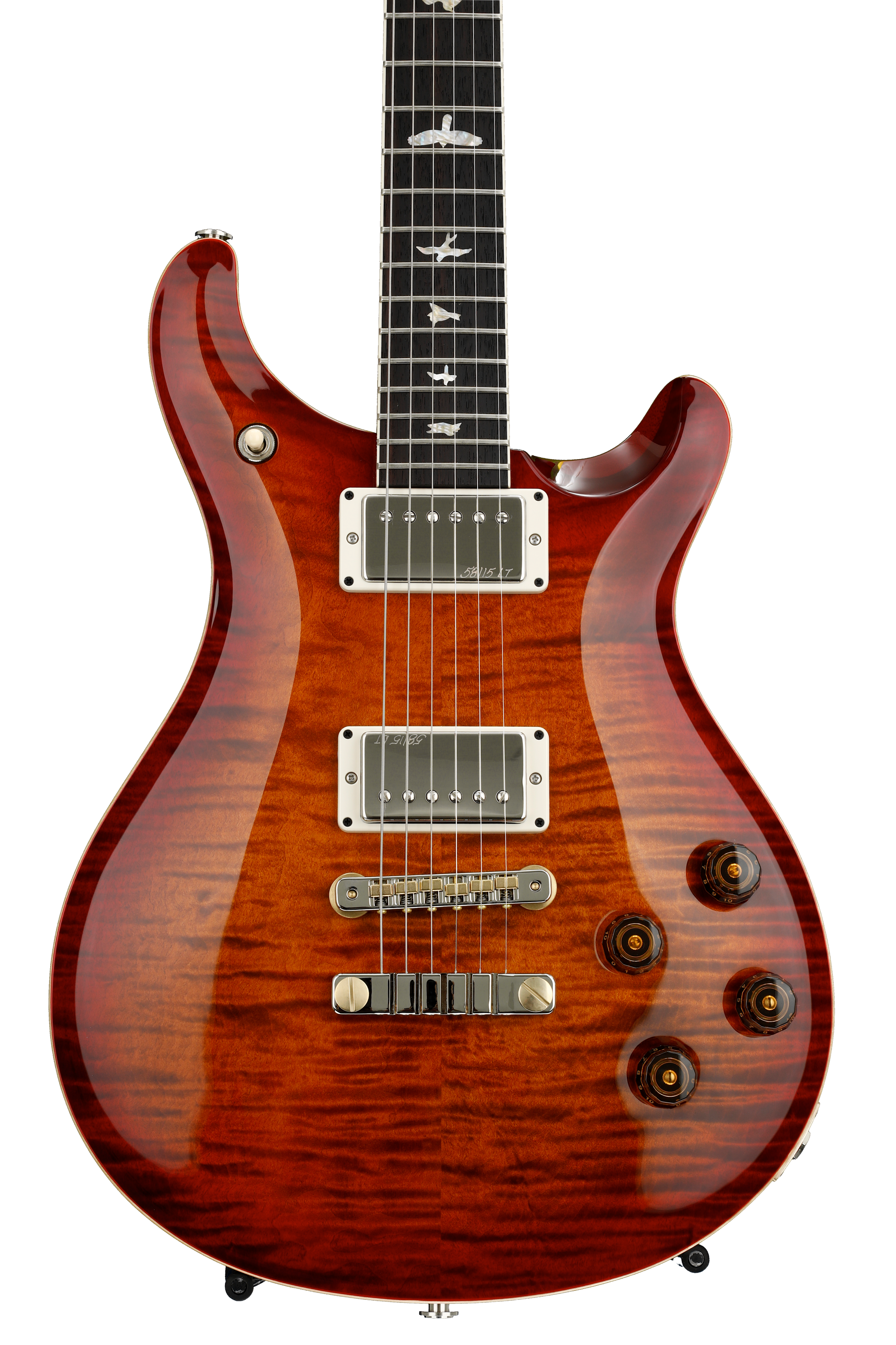 PRS McCarty 594 10-Top - Dark Cherry Sunburst with Pattern Vintage