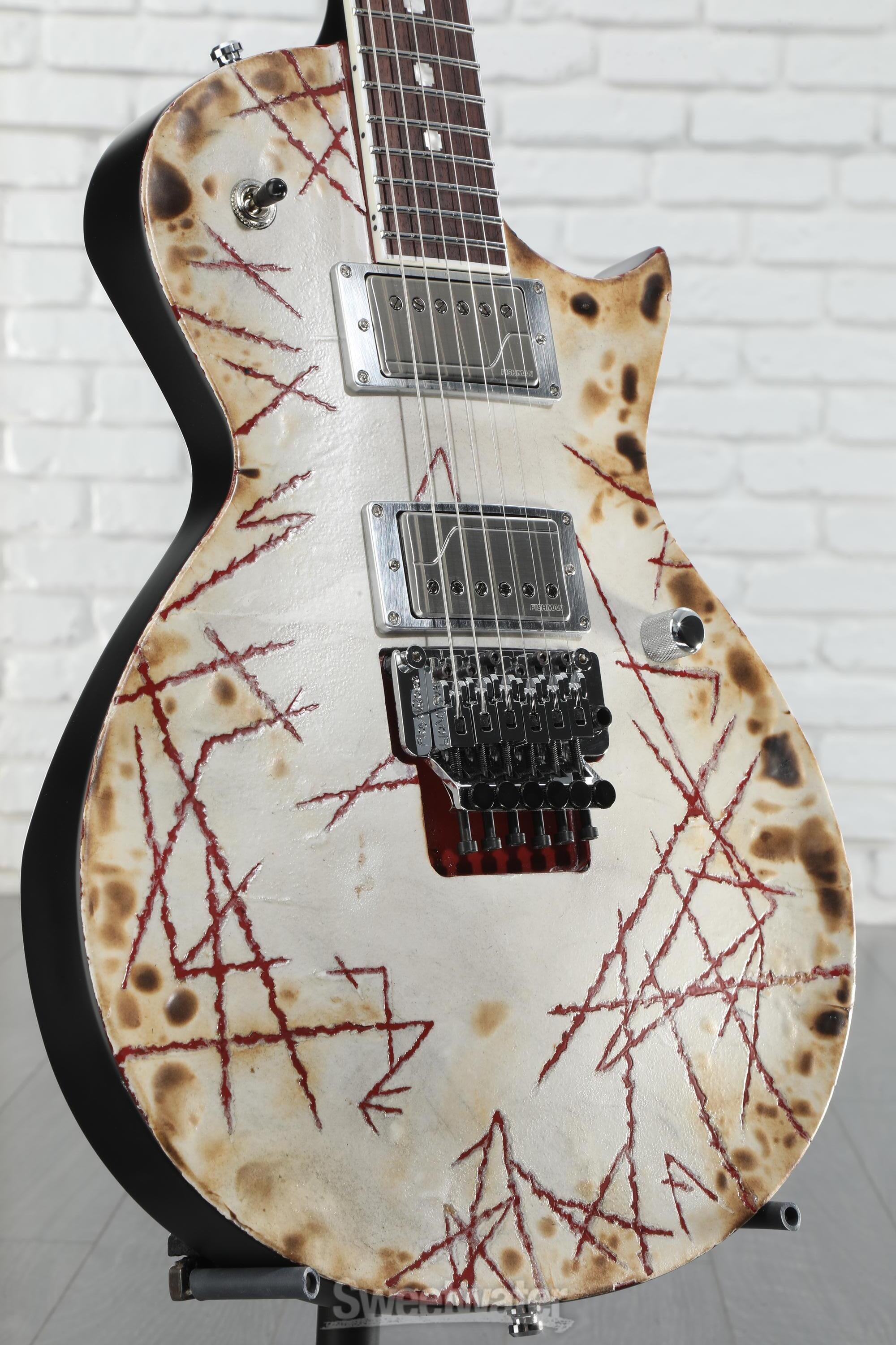 ●E-ROCK ESP E-II RZK-II Burnt Richard Z. Kruspe Signature Electric