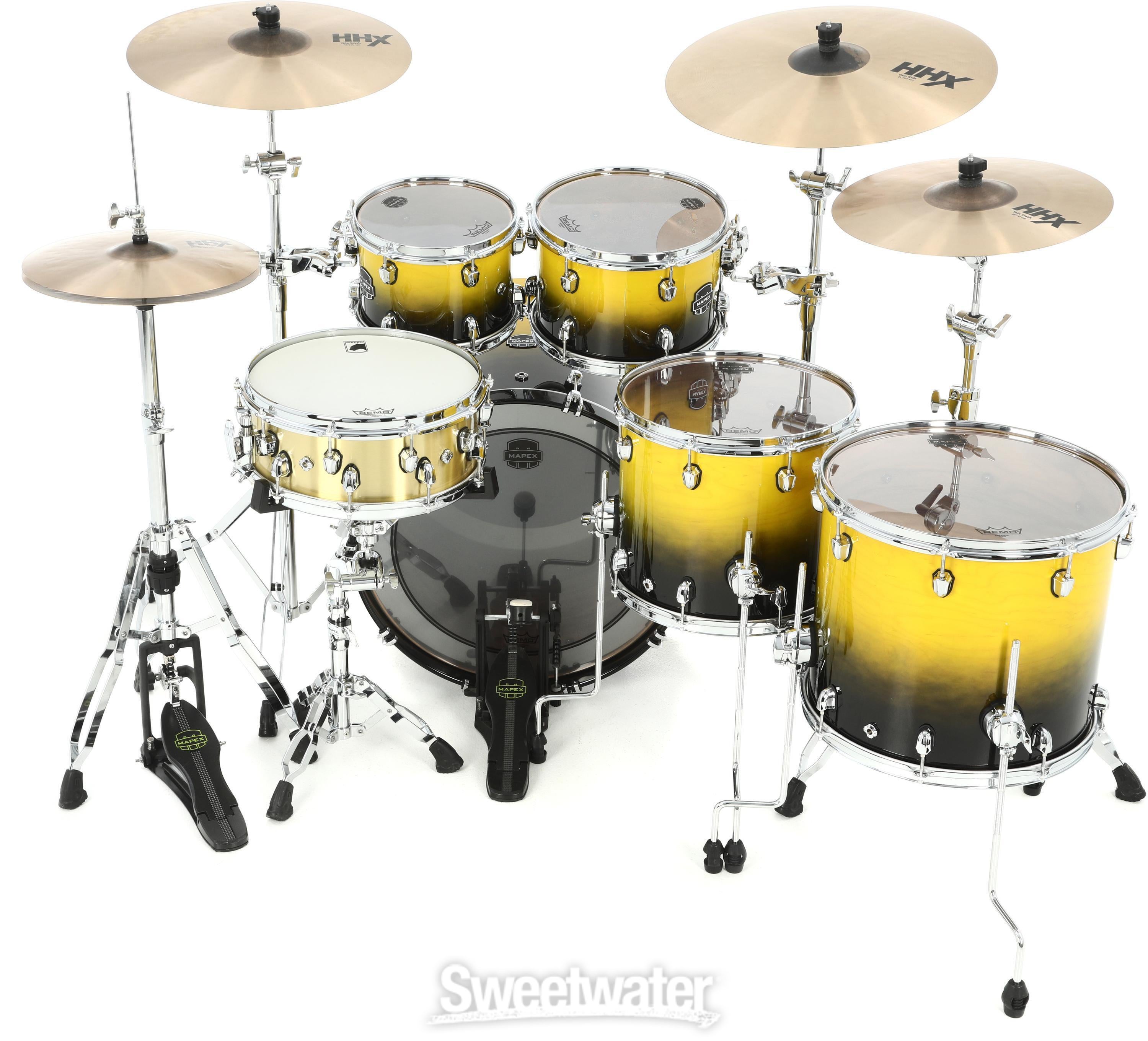 Mapex Saturn SR628XU 5-piece Studioease Shell Pack - Sulphur Fade