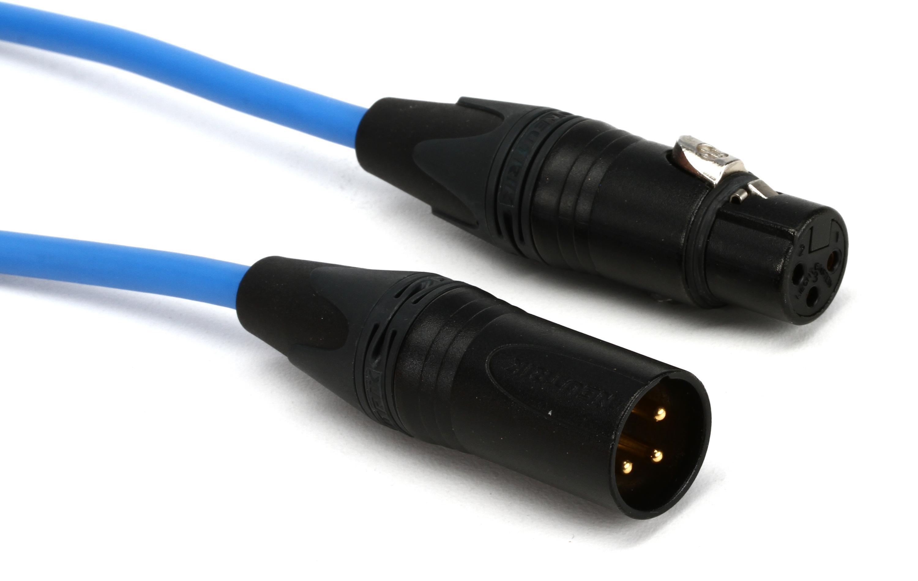 Photo of Pro Co Quad XLR Cable - 20 foot Blue