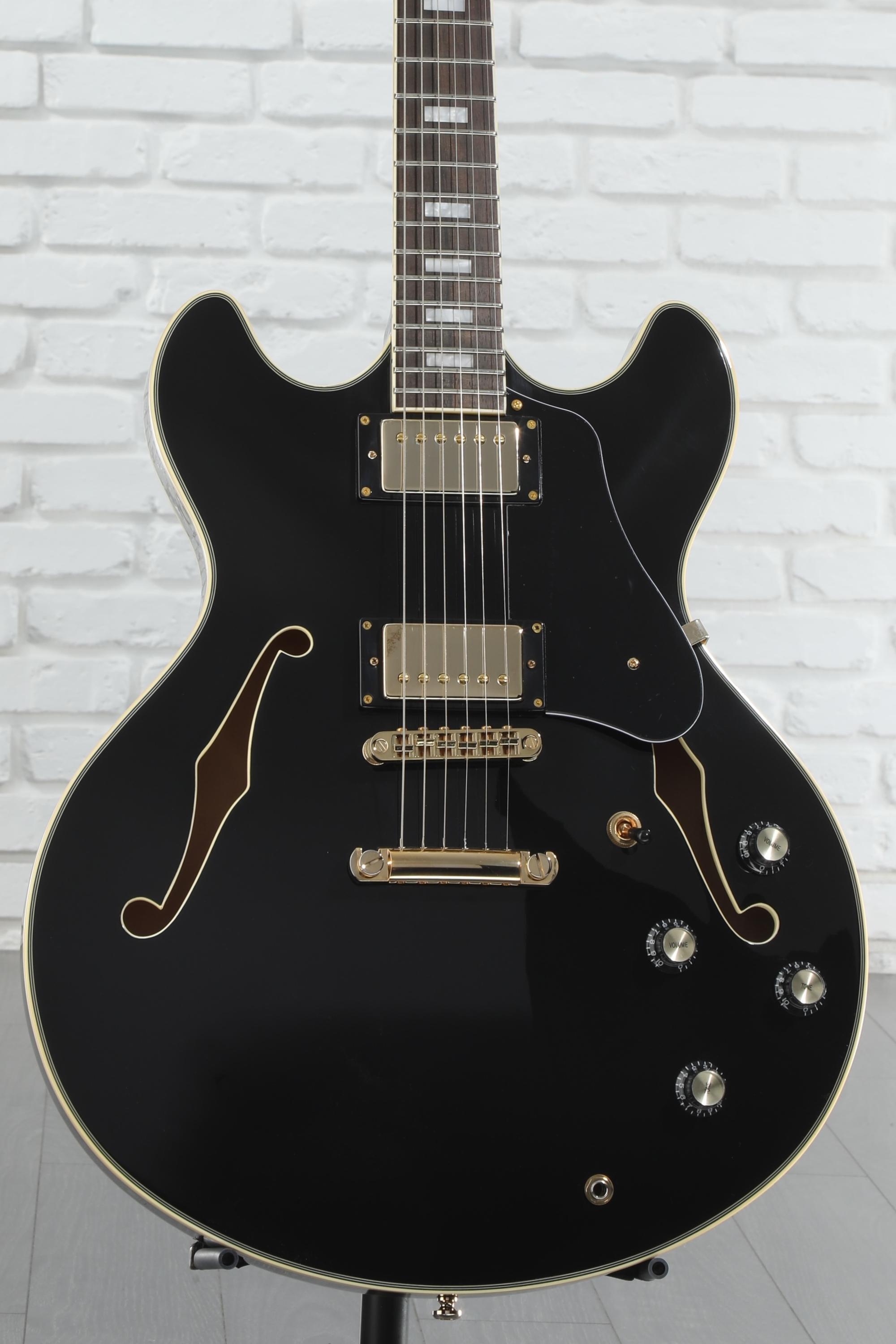 Sire Larry Carlton H7 Semi-hollow Electric Guitar - Black | Sweetwater