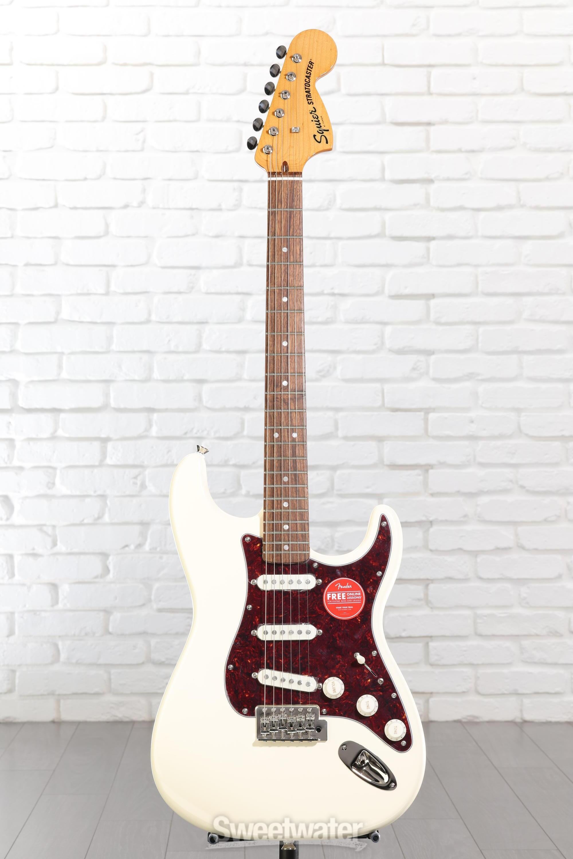Squier Classic Vibe '70s Stratocaster - Olympic White | Sweetwater