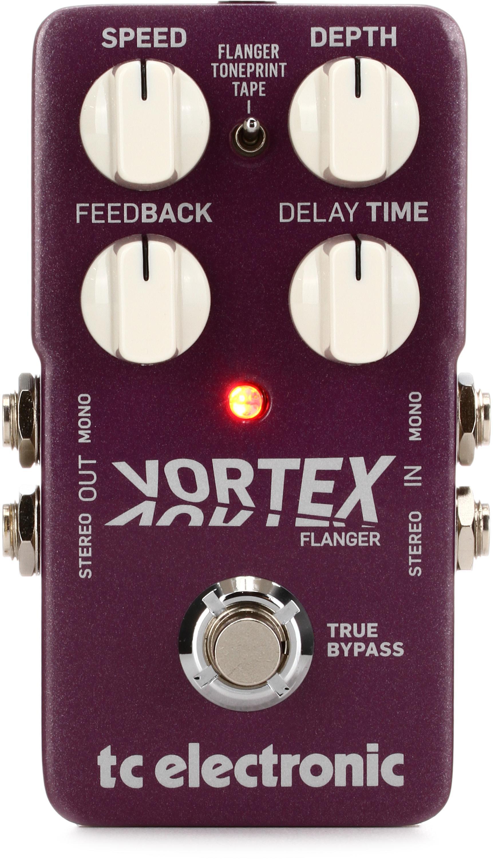 TC Electronic Vortex Flanger Stereo Flanger Pedal