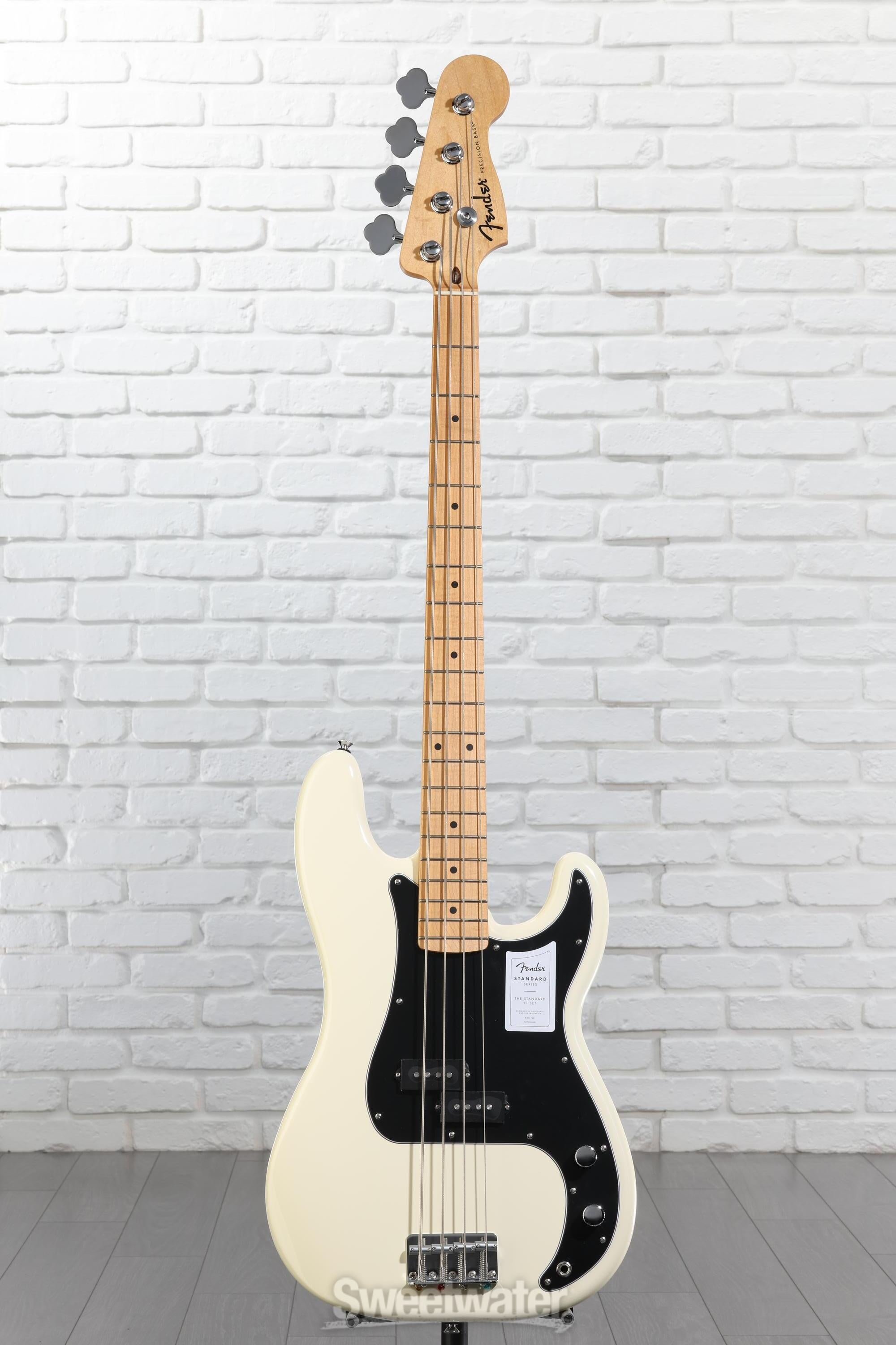 Fender Standard Precision Bass - Olympic White | Sweetwater