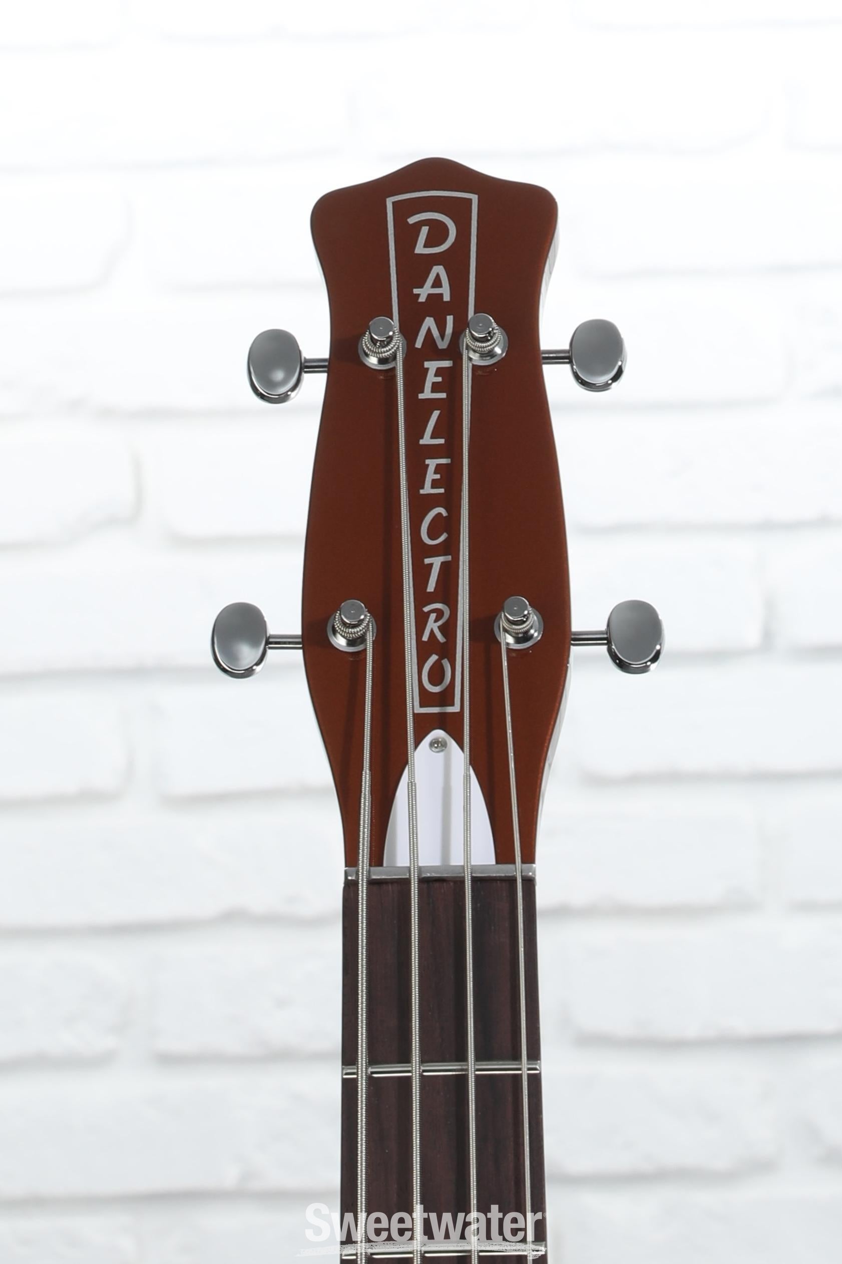 Danelectro '59DC Short Scale Bass Guitar - Copper | Sweetwater