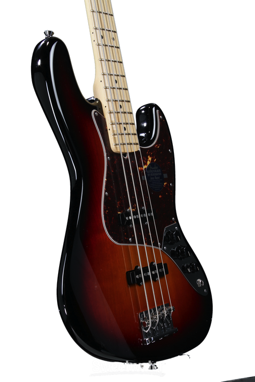 Fender American Standard Jazz Bass - 3-color Sunburst, Maple