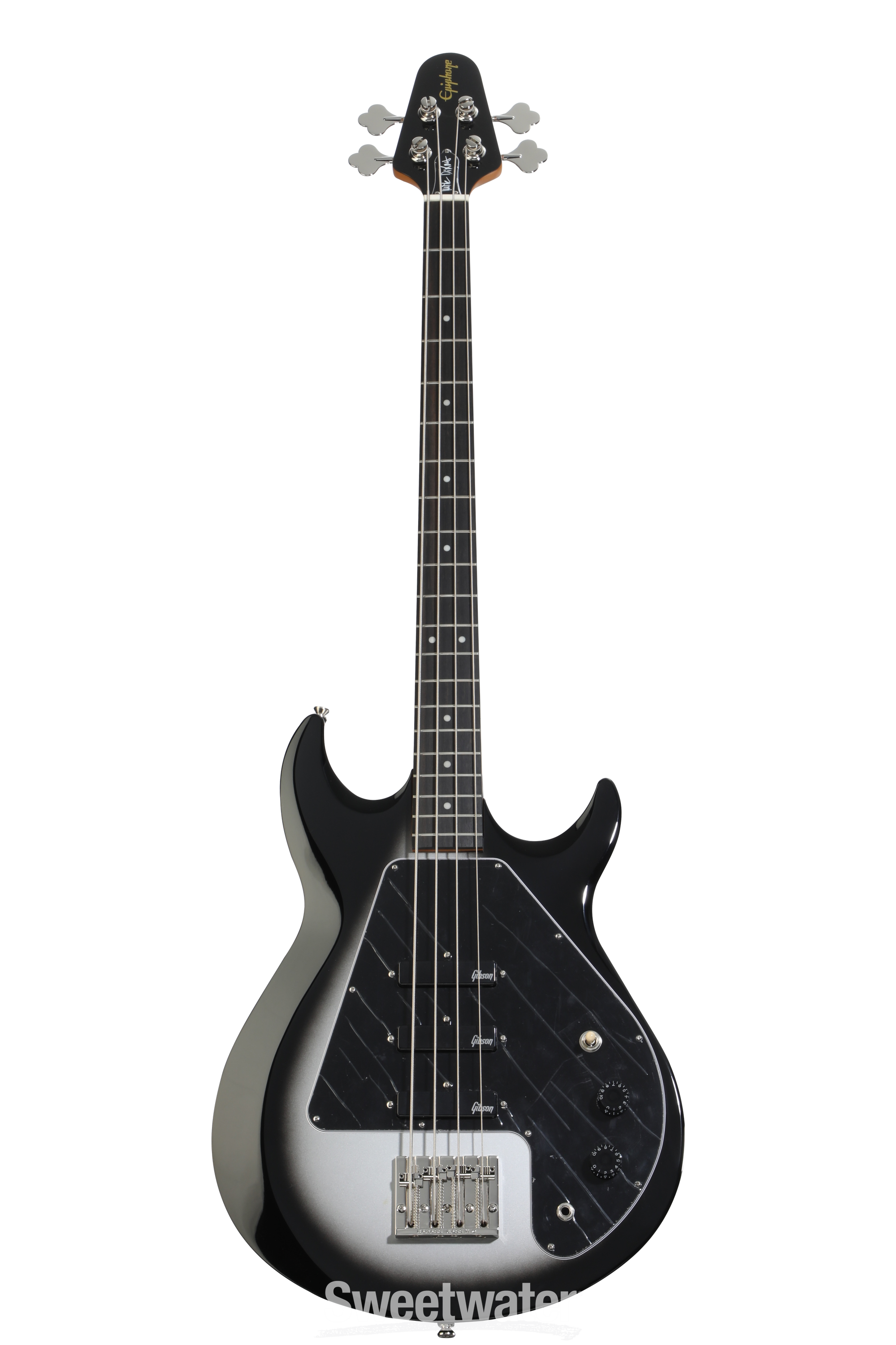 Epiphone Mike Dirnt Grabber G-3 Signature Electric Bass Guitar - Silverburst