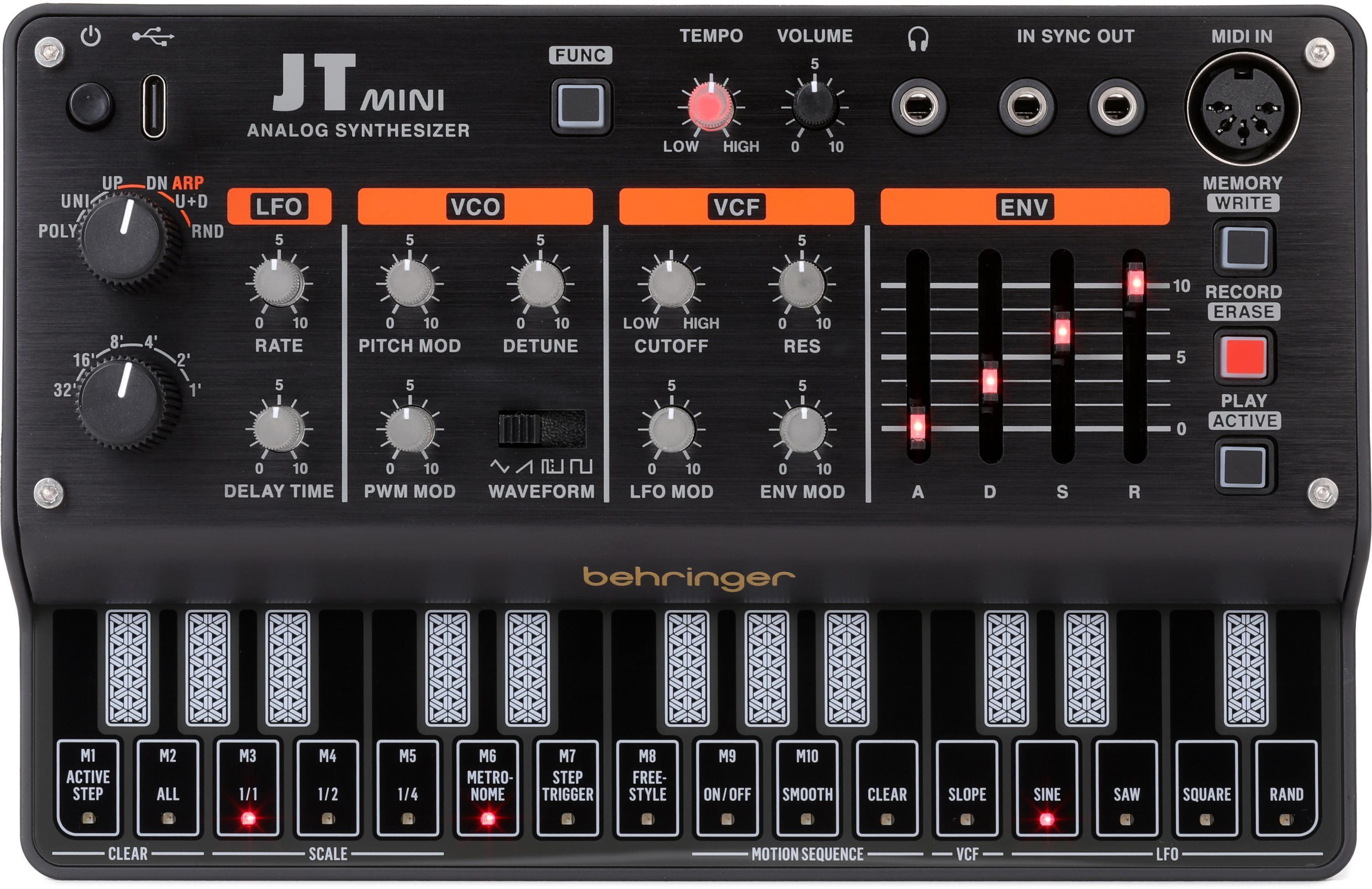 Behringer JT Mini Polyphonic 3-voice Analog Synthesizer | Sweetwater