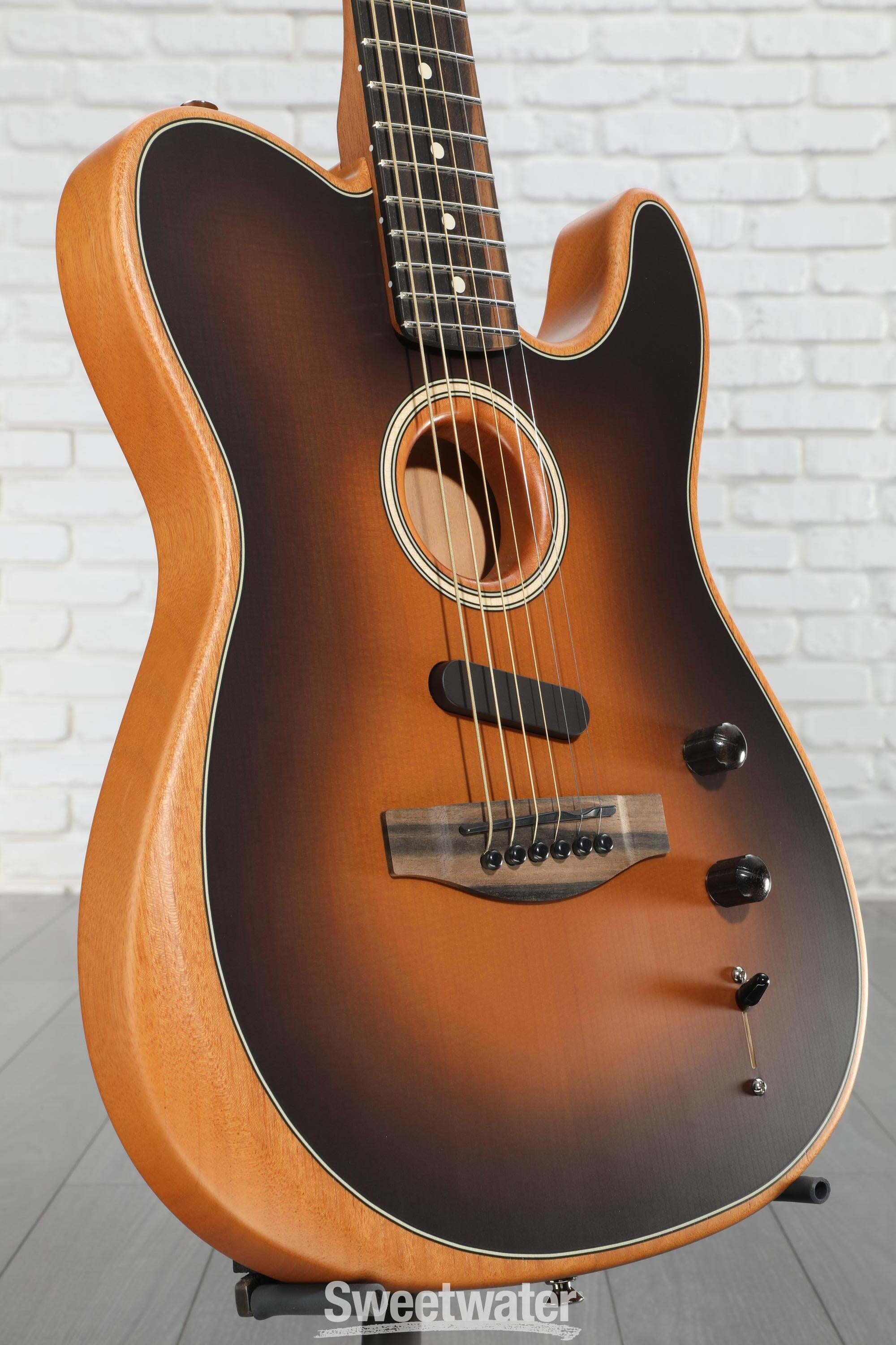 Fender American Acoustasonic Telecaster - Sunburst | Sweetwater