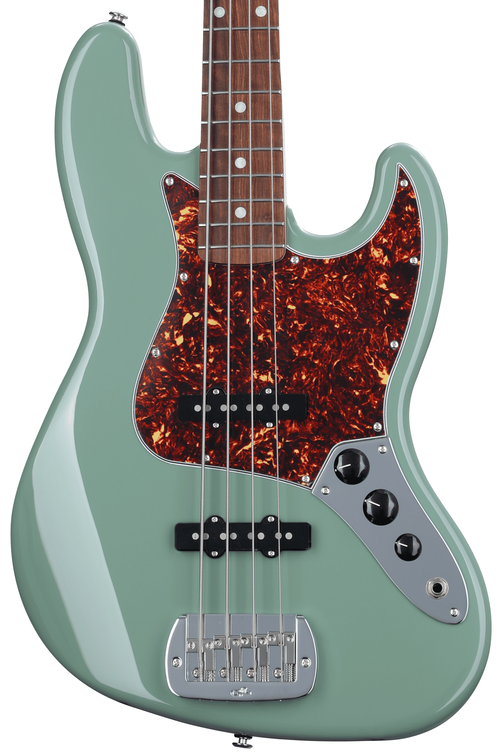 G&L Fullerton Deluxe JB Bass Guitar - Macha Green with