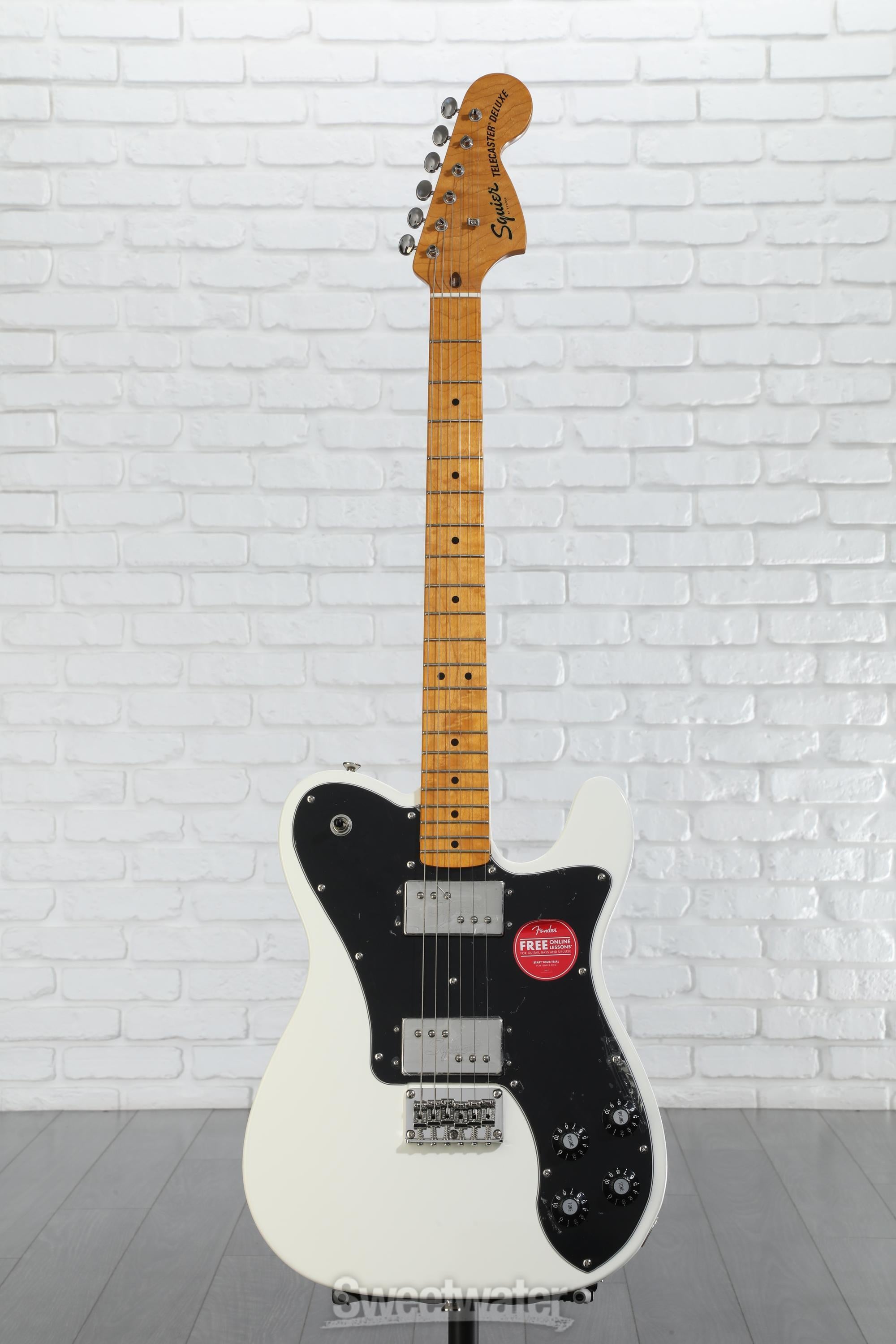 専門店では Telecaster '70s Vibe Classic Squier Deluxe White Olympic - ギター