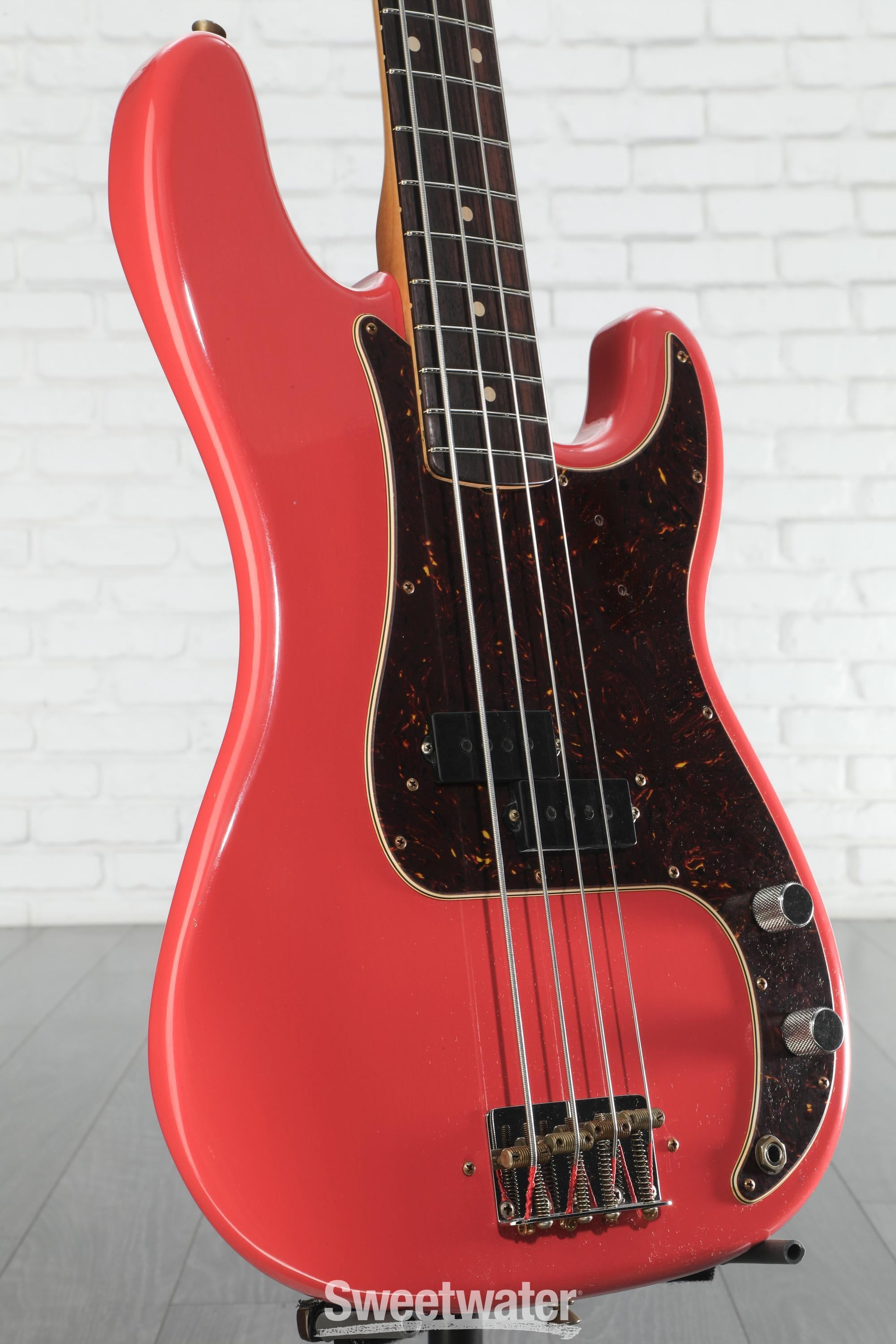 Fender Custom Shop Pino Palladino Precision Bass Guitar - Fiesta