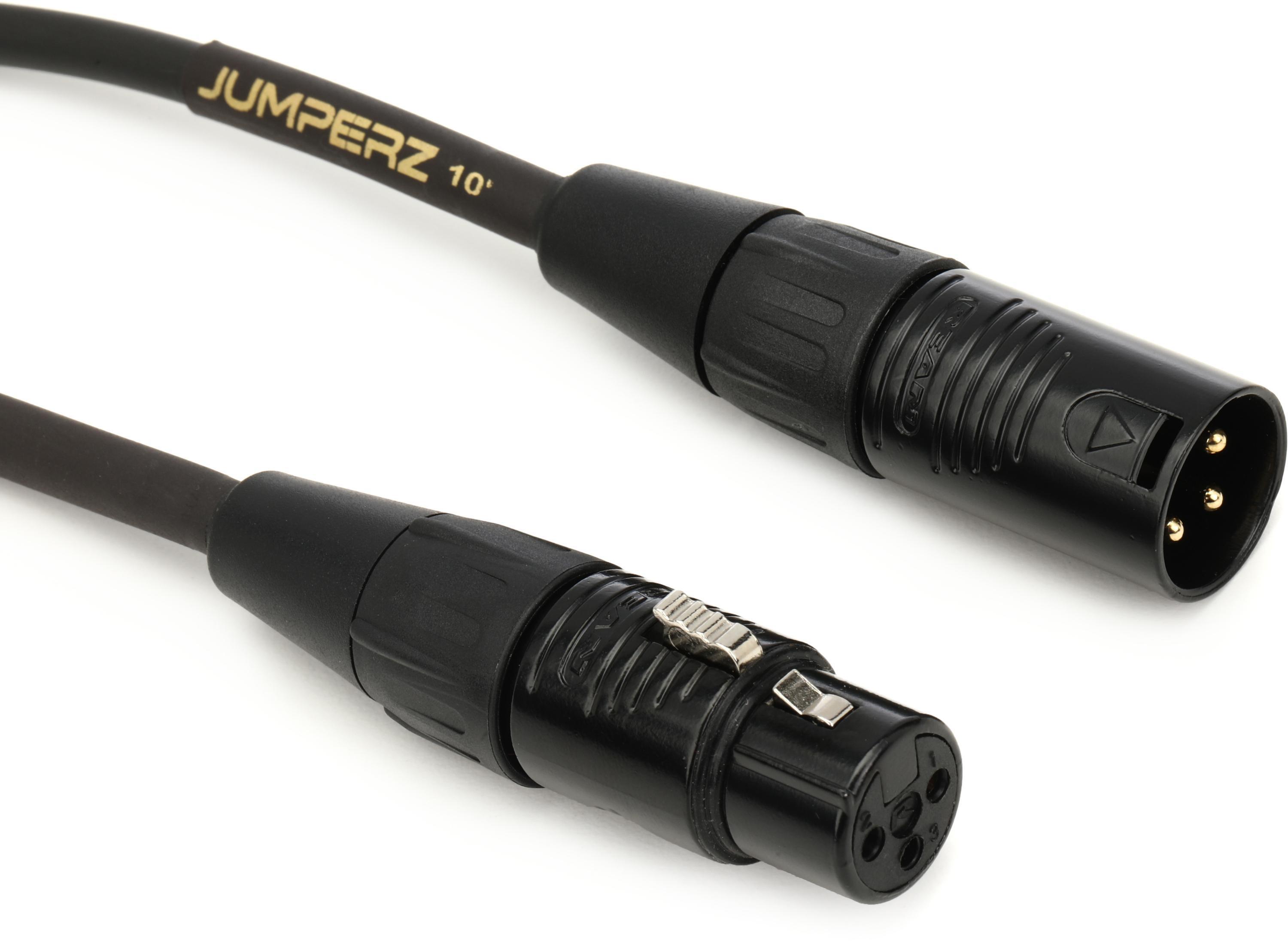 Photo of JUMPERZ JGM-10 Gold Microphone Cable - 10 foot