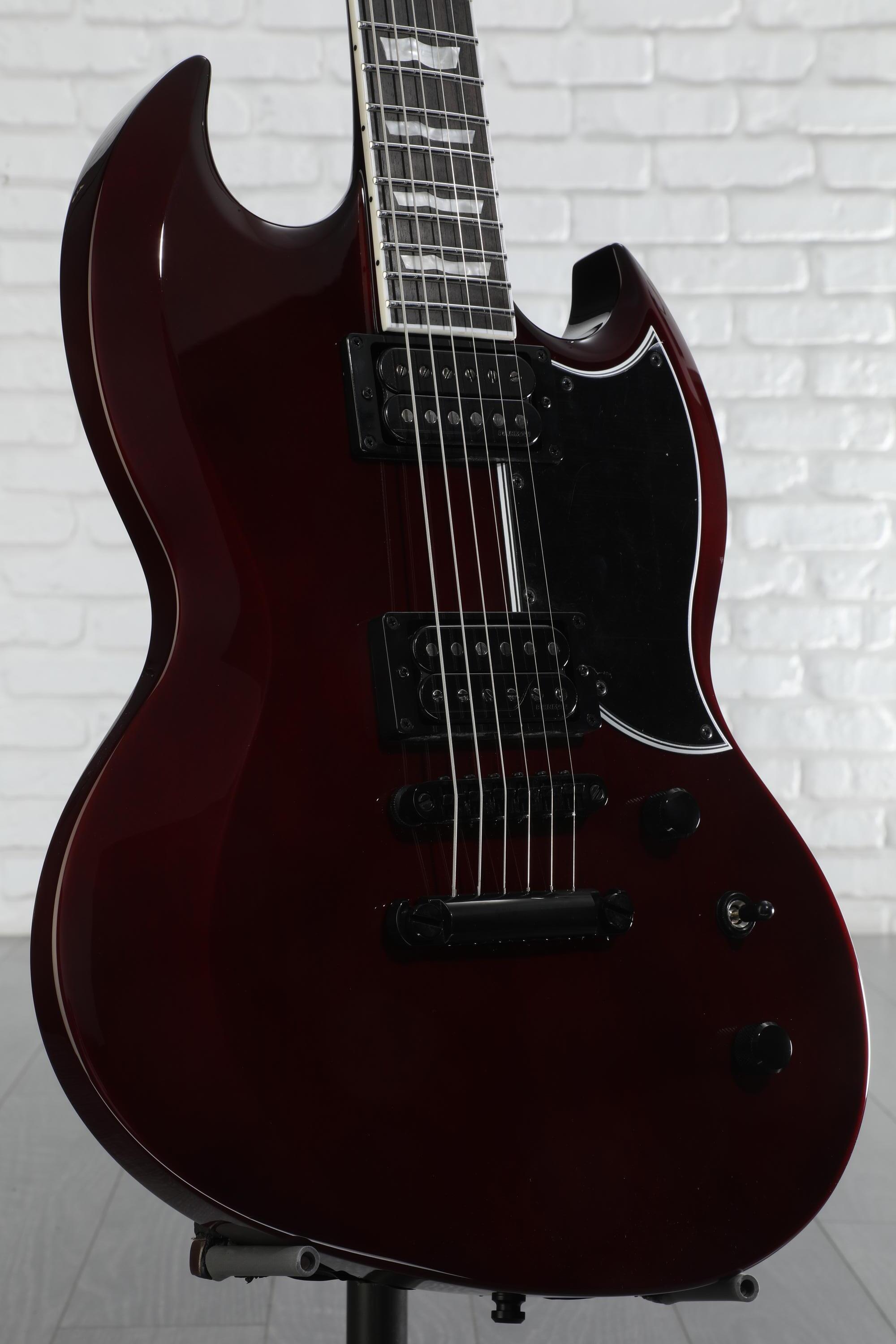 Platinum ESP E-II Viper Electric Guitar See-Thru Black