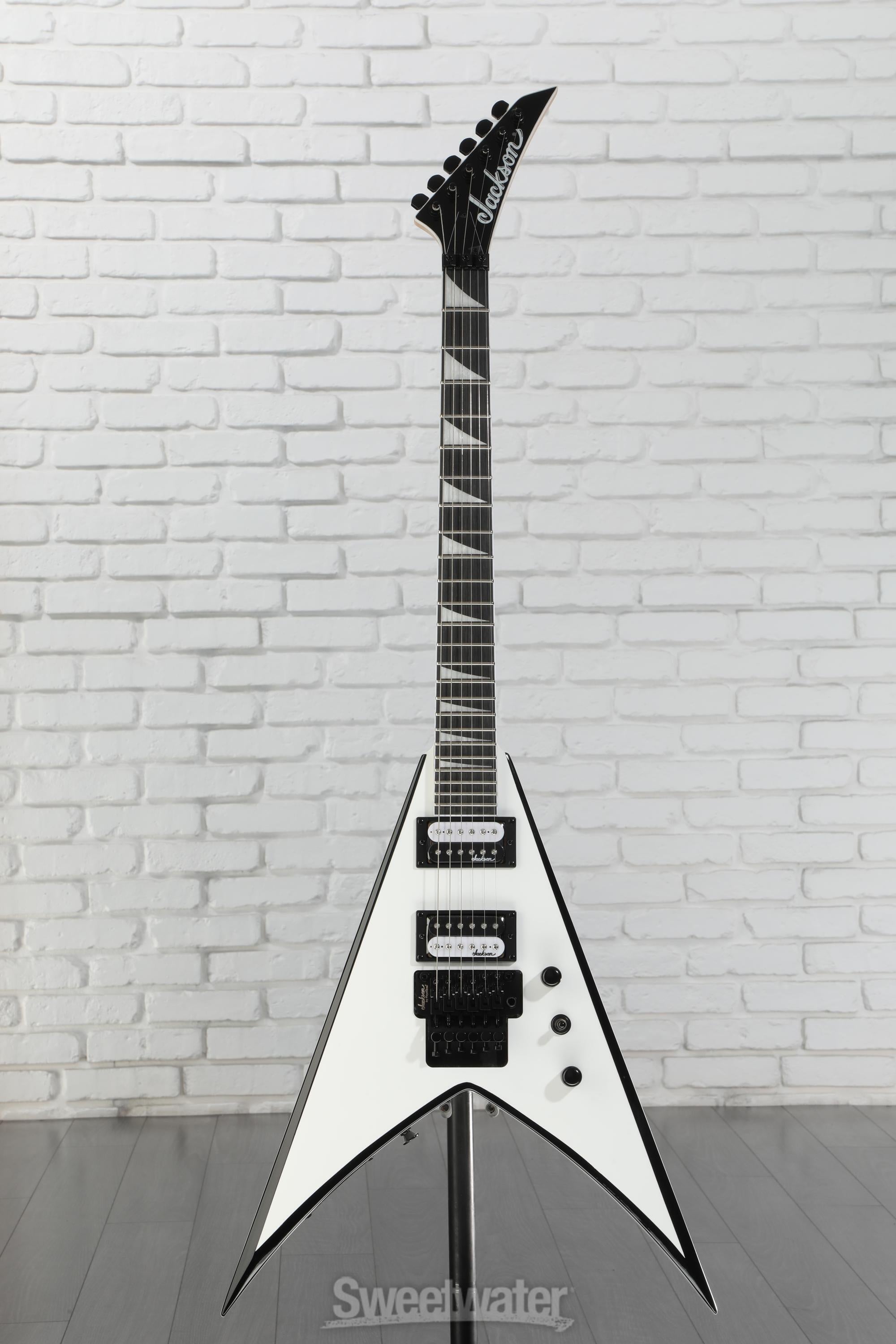 【美品】Jackson KING V VS32 White with Black Jackson JS Series King V JS32 - White with Black Bevels