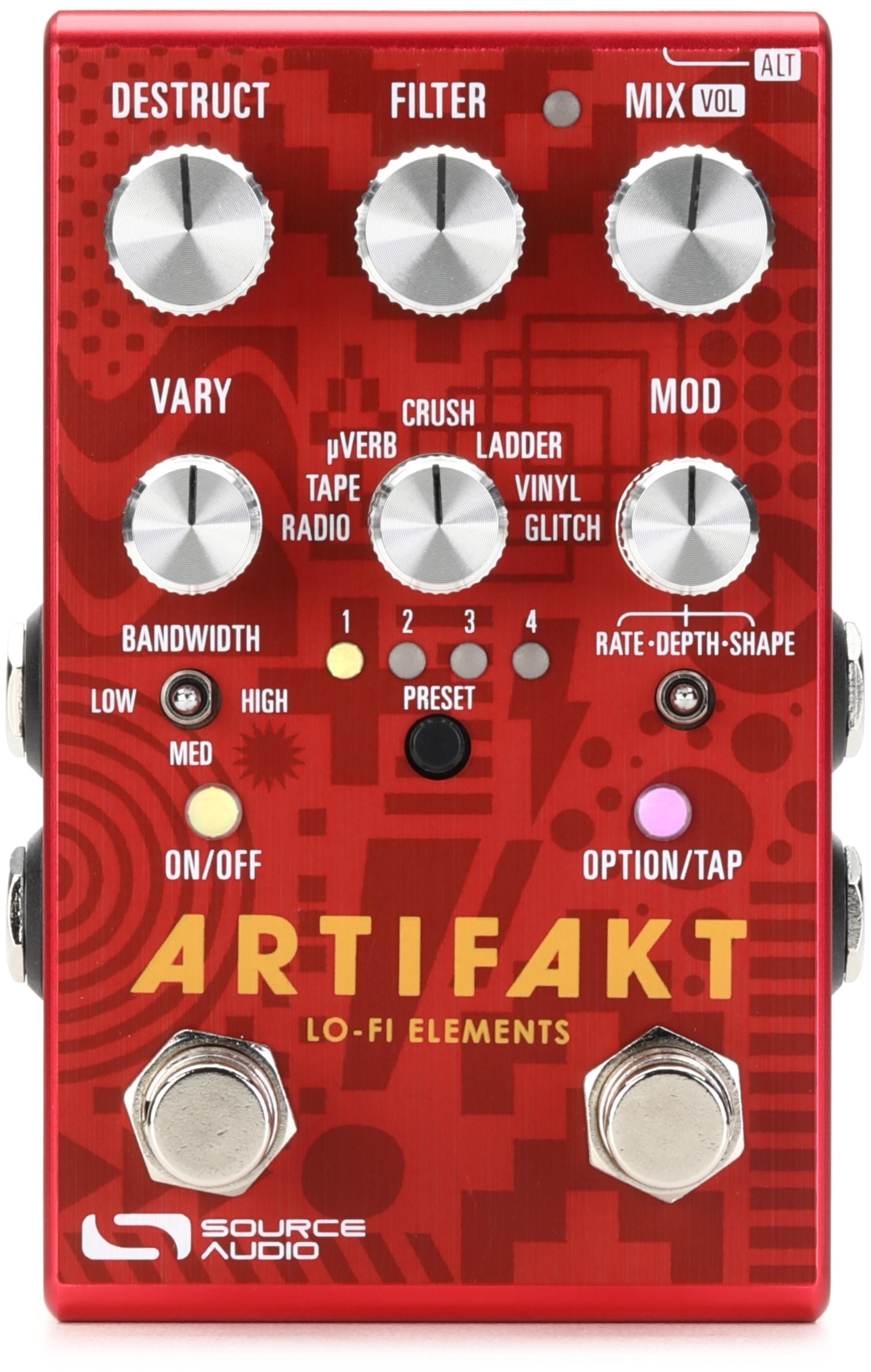 Source Audio Artifakt Lo-fi Elements Multi-effects Pedal | Sweetwater