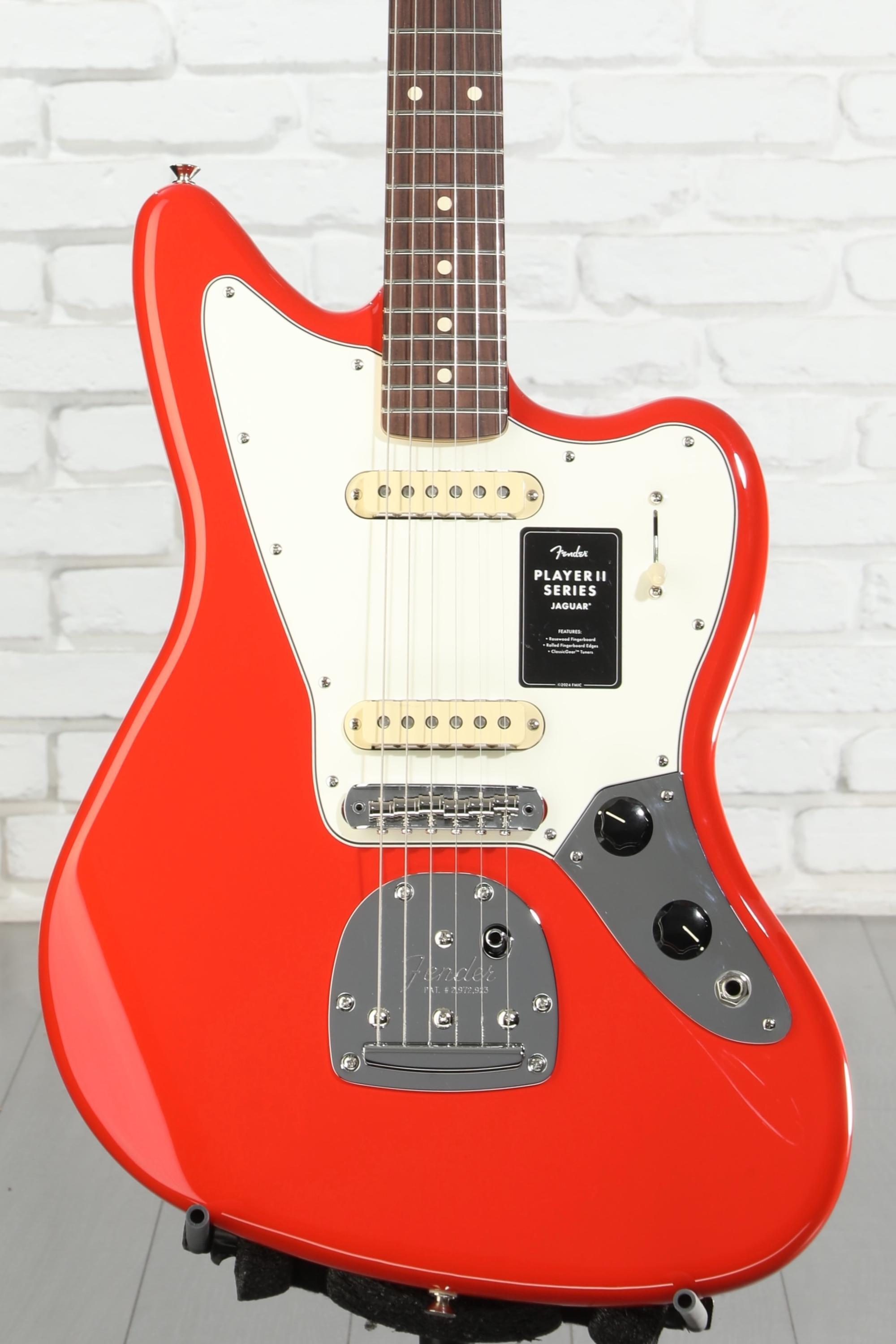 Fender Player II Jaguar Electric Guitar - Coral Red | Sweetwater