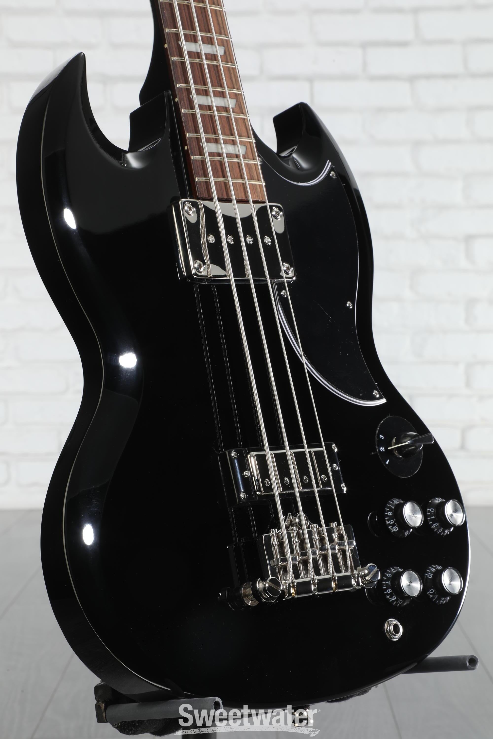 Epiphone EB-3 Bass Guitar - Ebony Reviews | Sweetwater