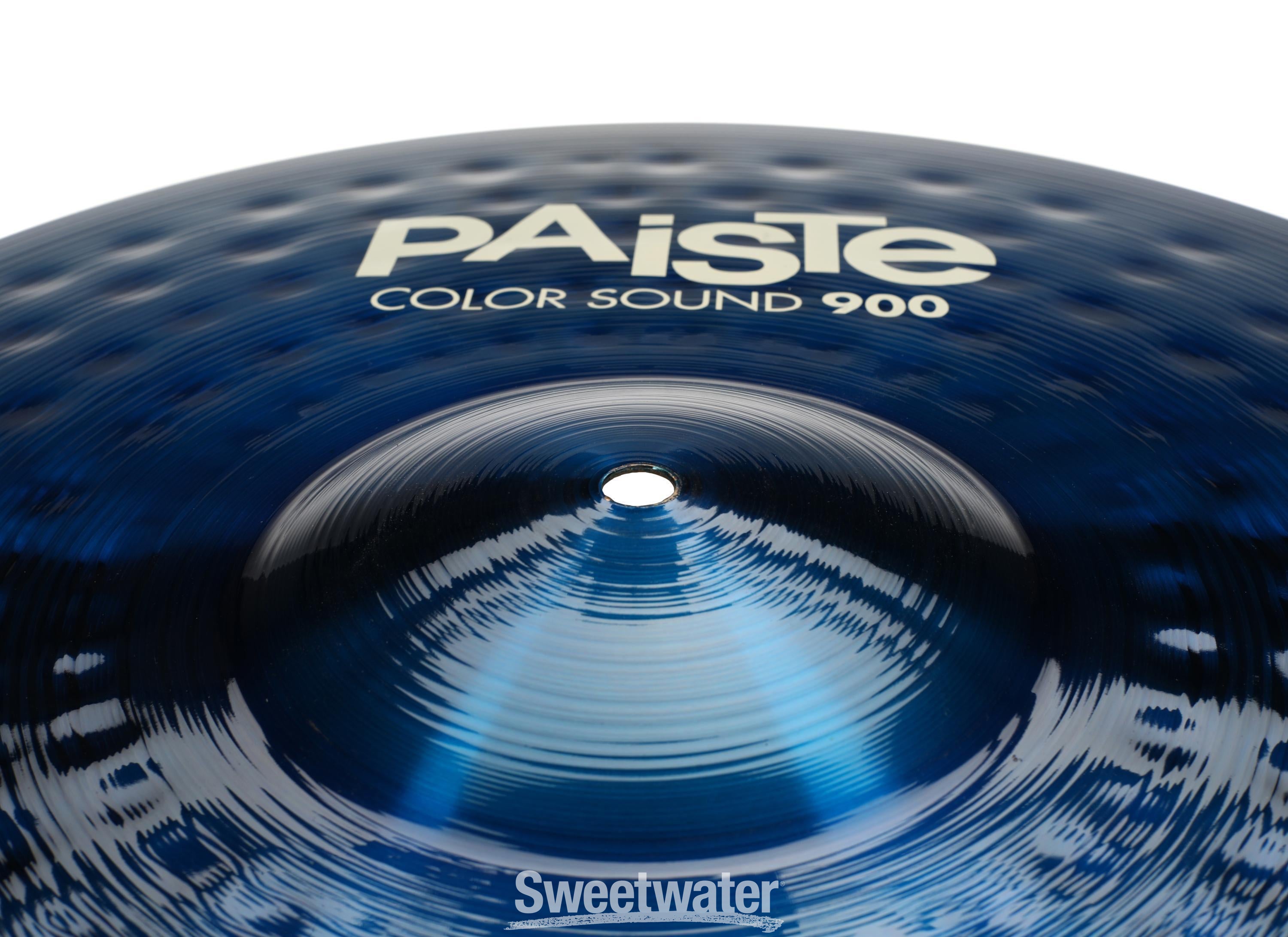 Paiste 20 inch Color Sound 900 Blue Heavy Ride Cymbal | Sweetwater