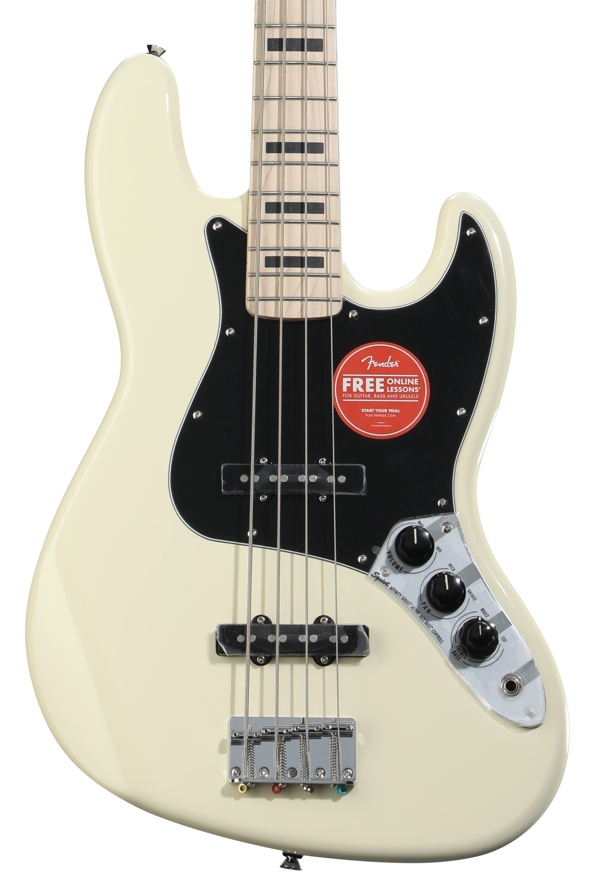 Squier Affinity Series Active Jazz Bass - Olympic White