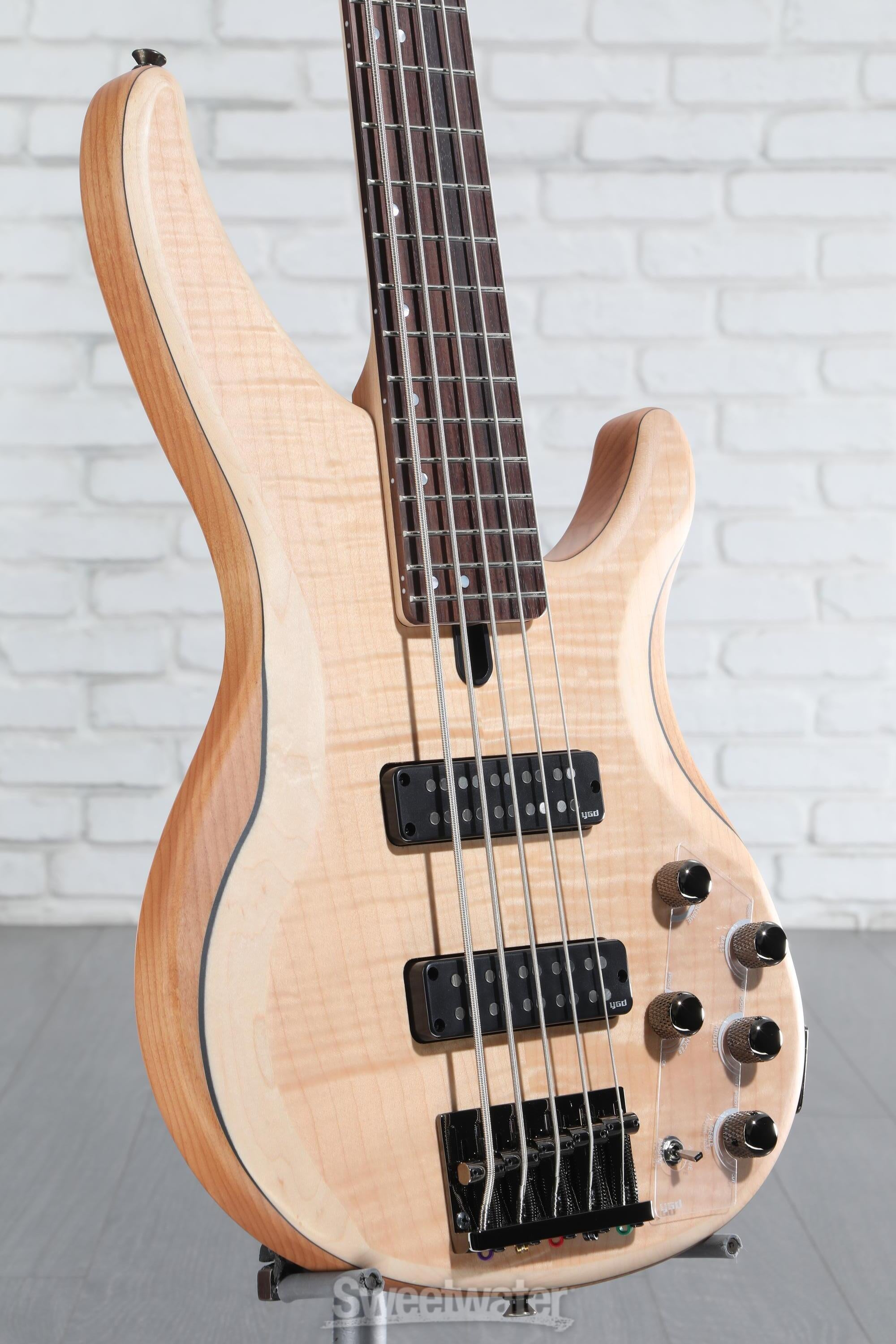 Yamaha TRBX605FM 5-string Bass Guitar - Natural Satin