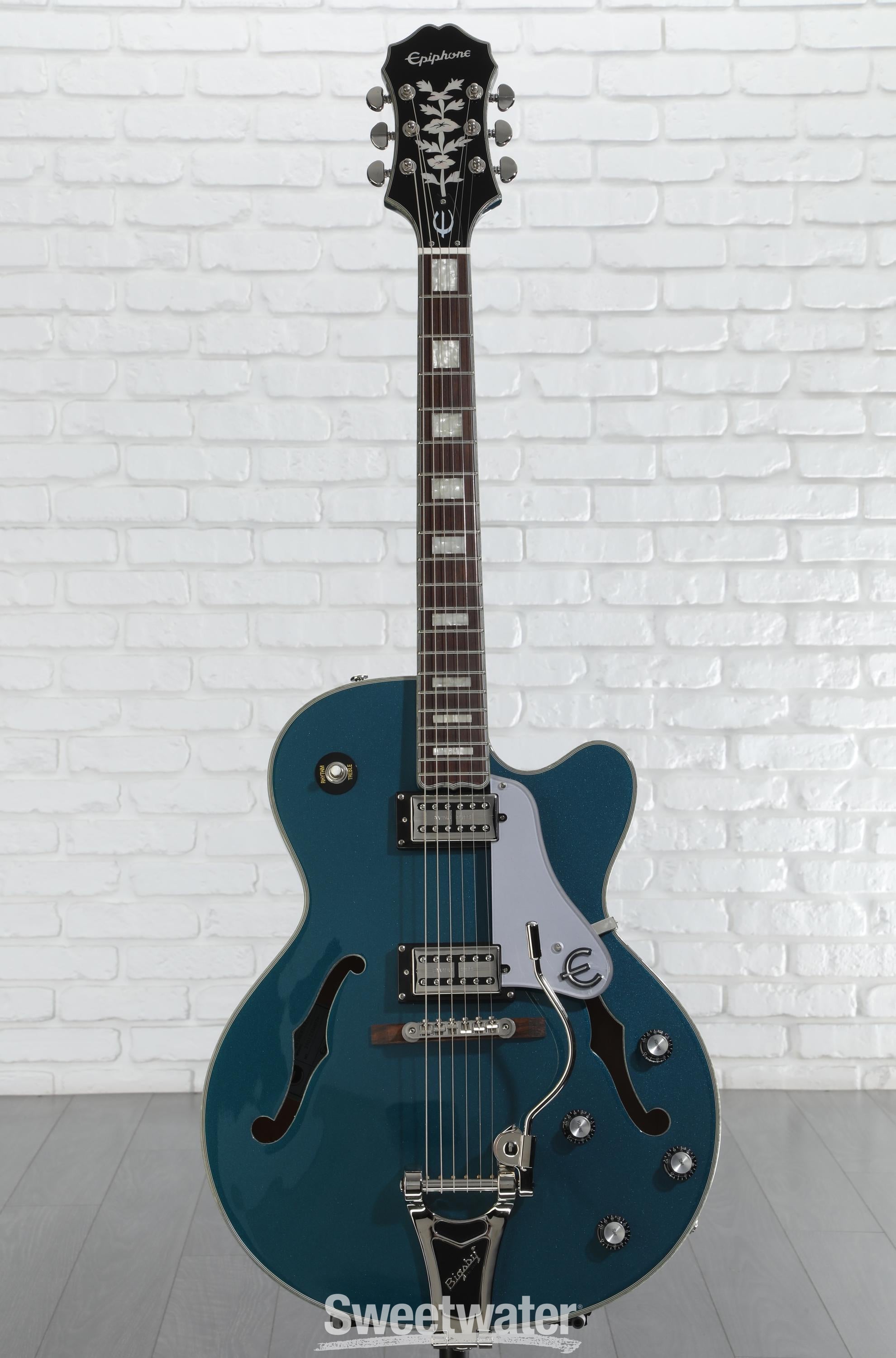 ギター EPIPHONE Emperor swingster Amazon.com: Epiphone Emperor Swingster Hollowbody, Delta