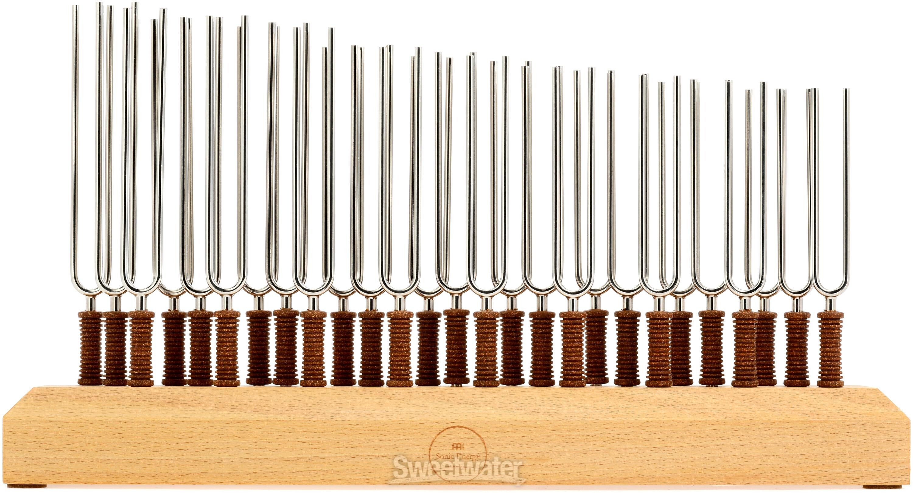 Meinl Sonic Energy Planetary Tuned Tuning Fork Set - 27-piece with Holder