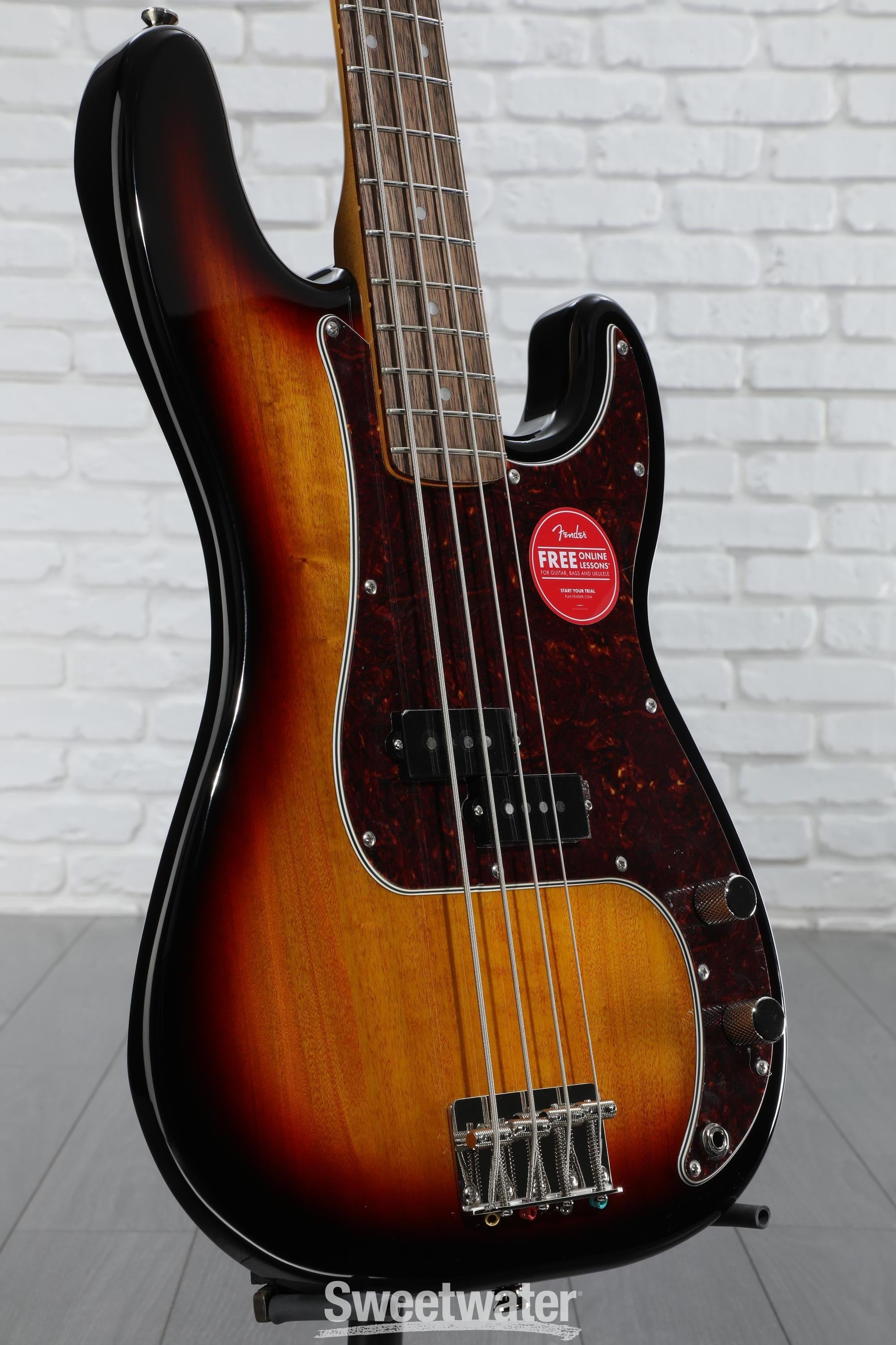 【K】SQUIER Classic Vibe '60s P-Bass Squier Classic Vibe '60s Precision Bass - 3-Tone Sunburst