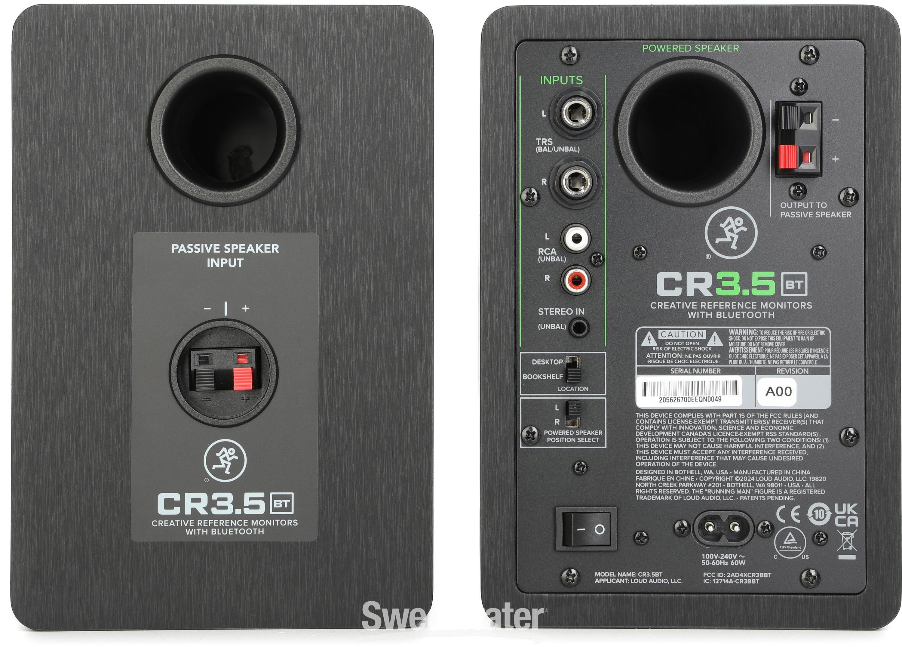 Mackie CR3.5スタジオモニター Amazon.com: Mackie CR3.5 3.5