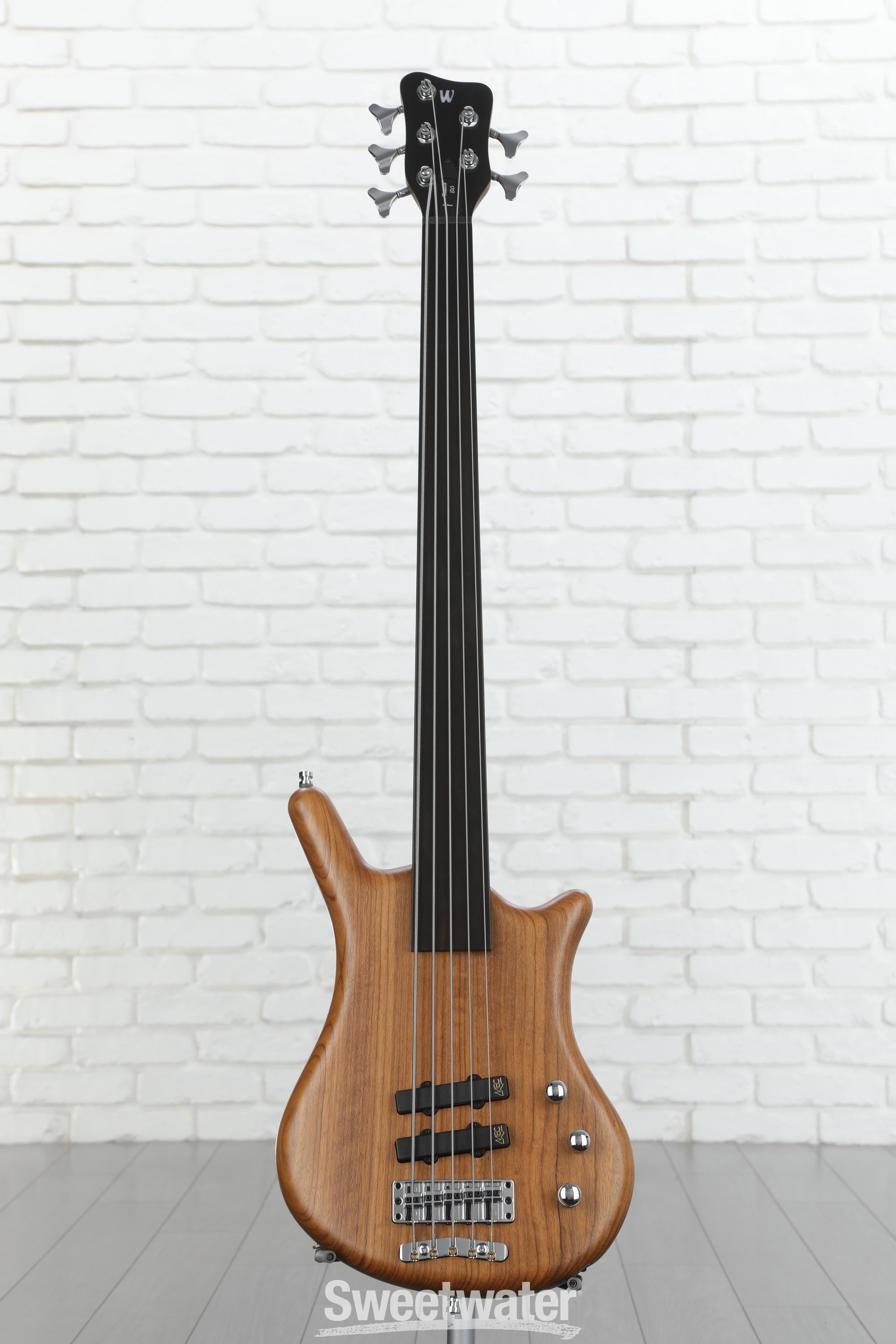 Warwick Pro Series Thumb BO Fretless 5-string Bass - Natural Satin ...