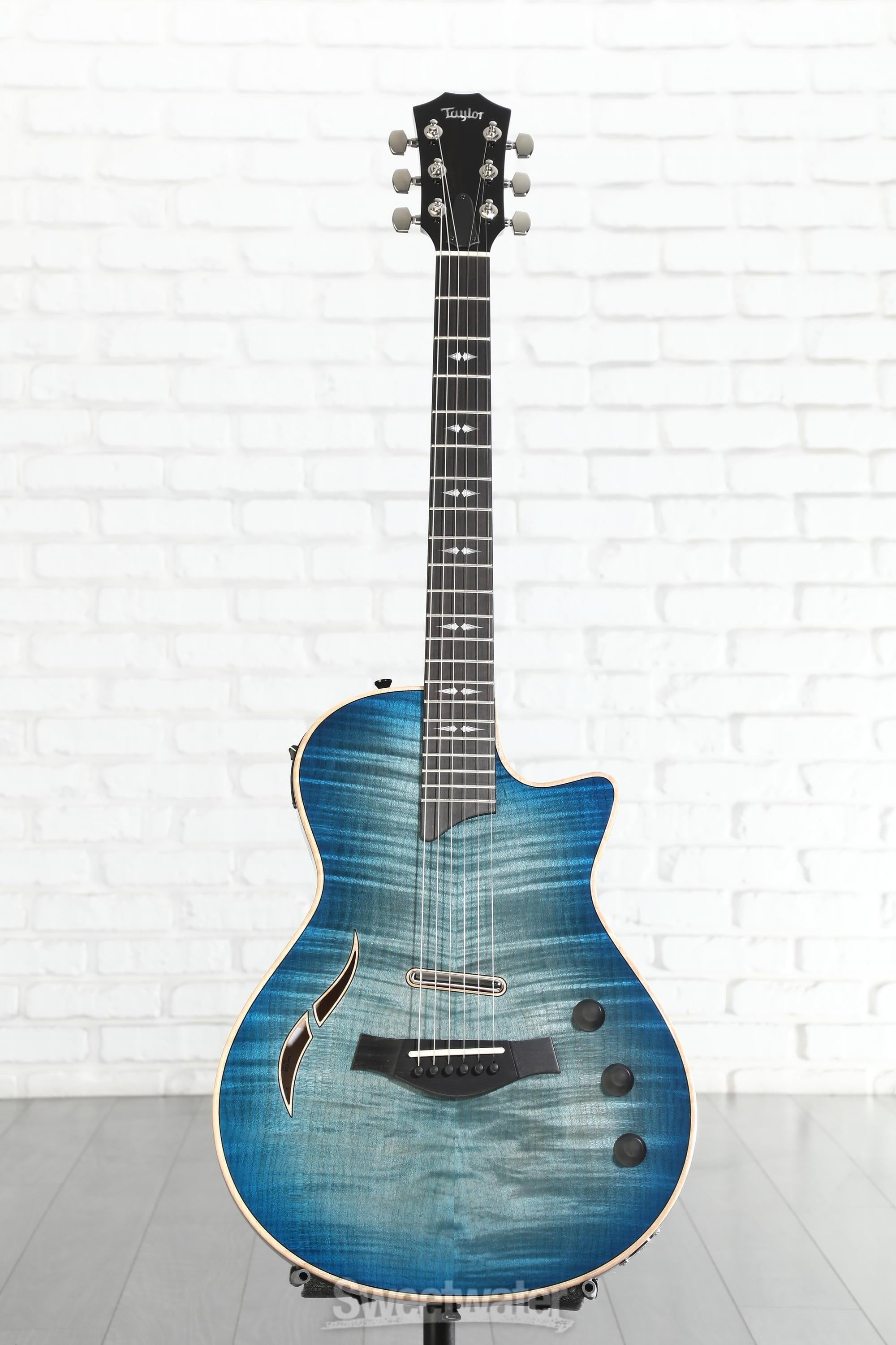 Taylor T5z Pro Hollowbody Electric Guitar - Harbor Blue | Sweetwater