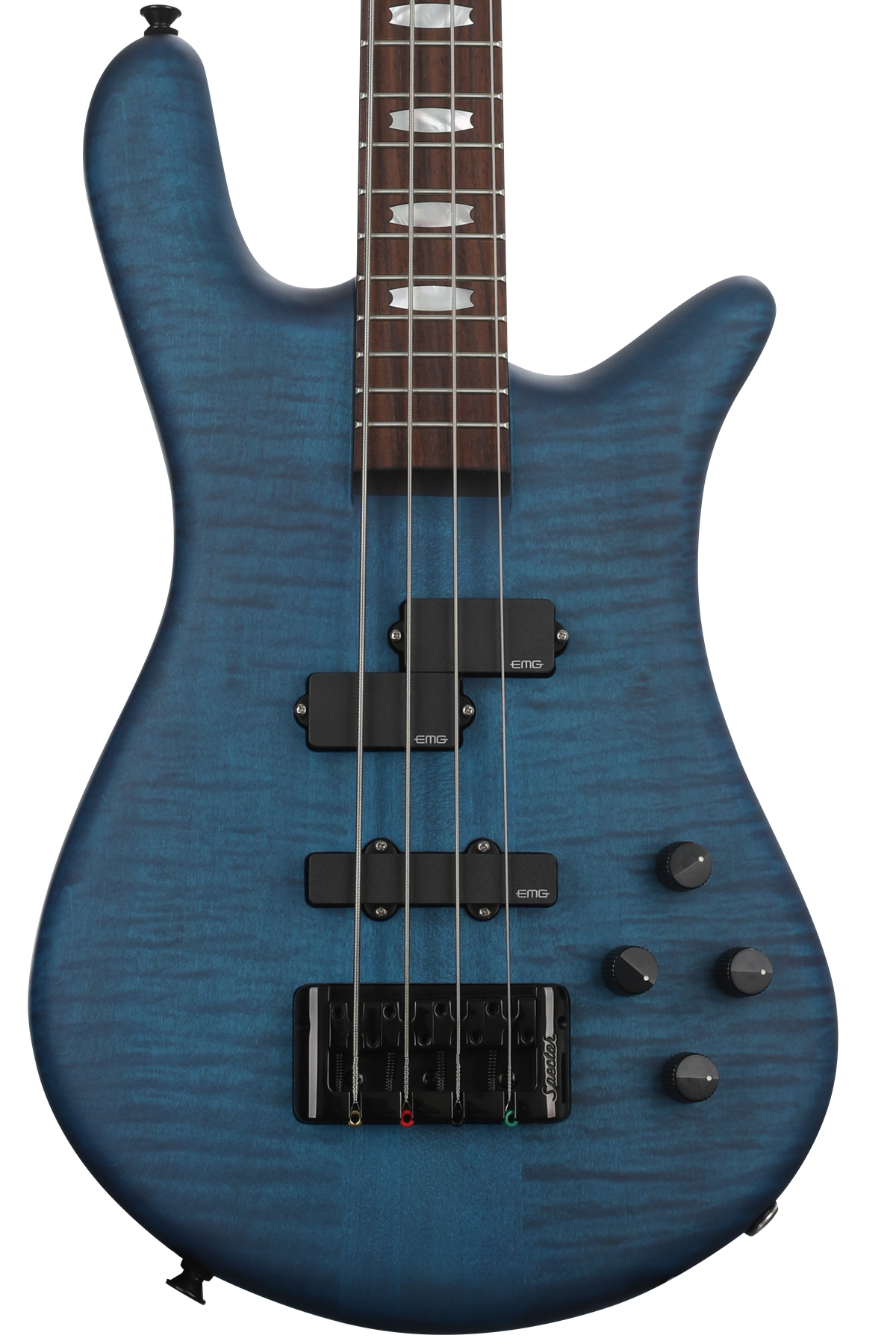 Spector Euro 4 LX Bass Guitar - Black & Blue