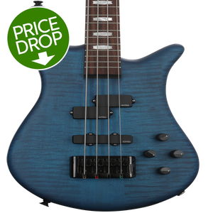Spector Euro 4 LX Bass Guitar - Black & Blue