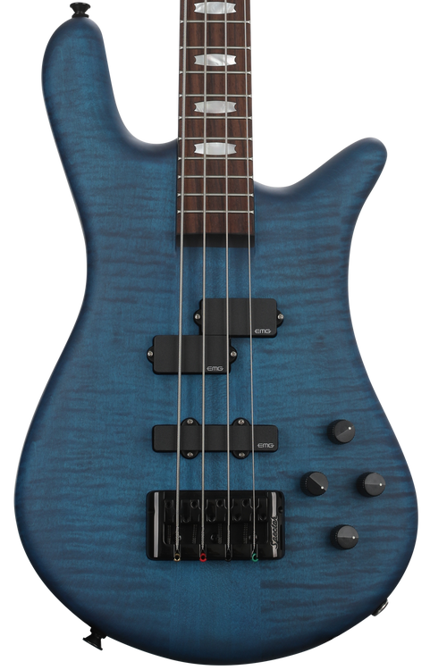 Spector Euro 4 LX Bass Guitar - Black & Blue | Sweetwater