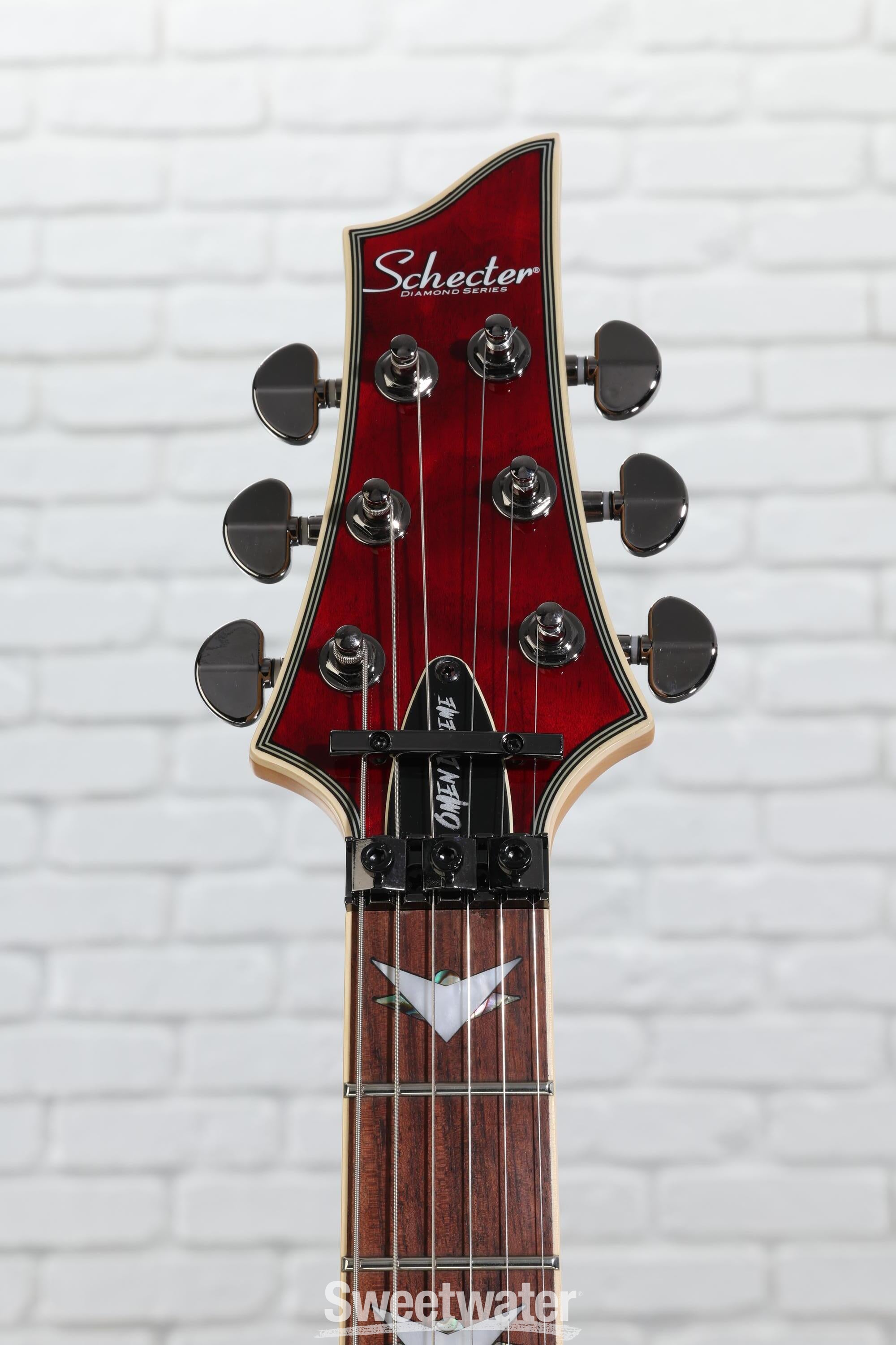 Schecter Omen Extreme-6 FR Electric Guitar - Black Cherry