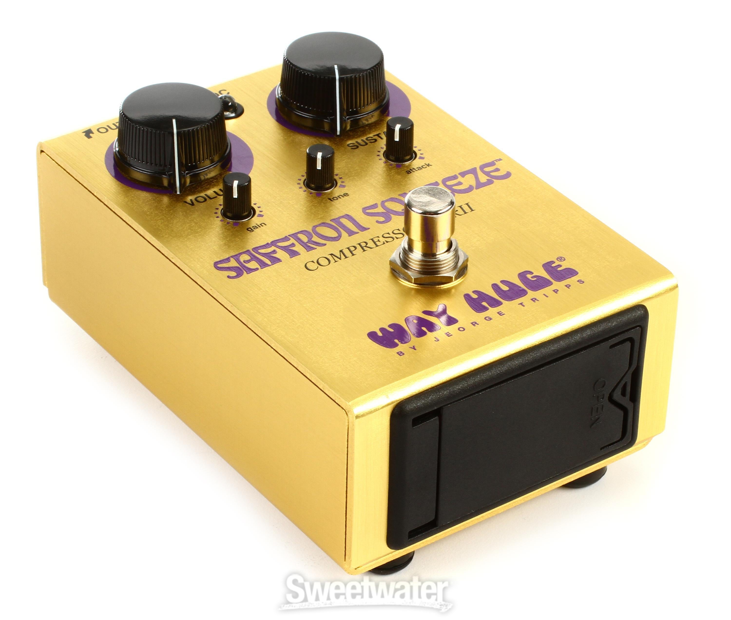 Way Huge Saffron Squeeze Compressor Pedal Reviews | Sweetwater