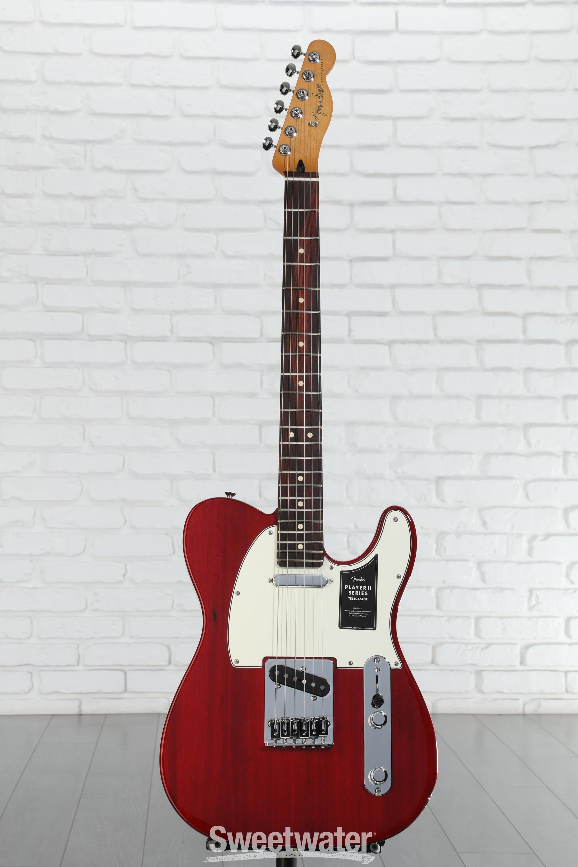 【pianovista】PlayerII Telecaster Fender Player II Telecaster Electric Guitar - Transparent